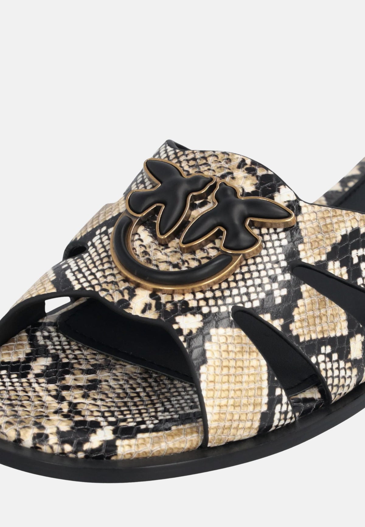MILLY 04 SLIPPER PRINTED CALF LEATHER - ROCK