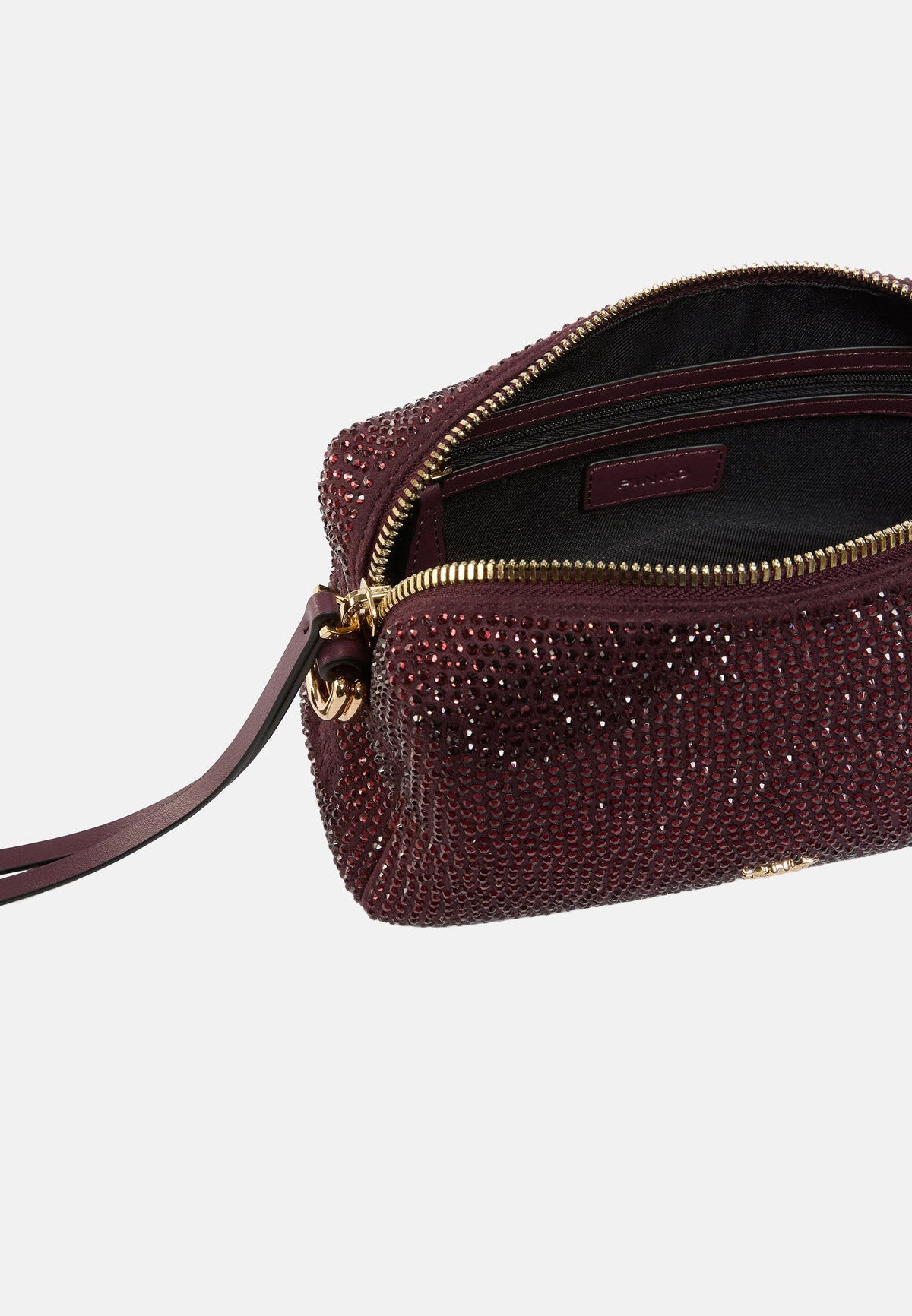 BAULETTO TRITTICO MINI FULL STRASS - BURGUNDY