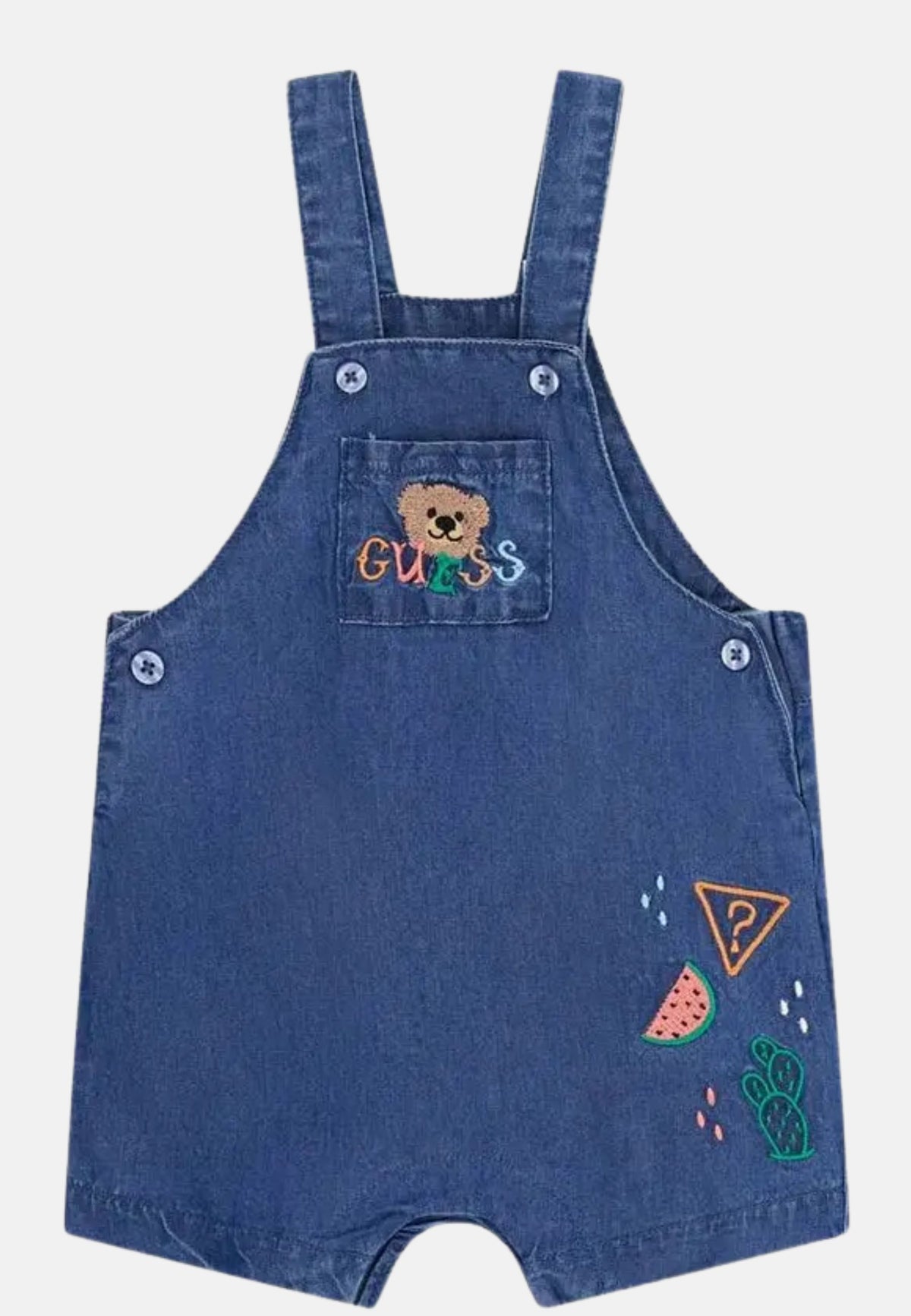 SET SS BODY+CHAMBRAY ROMPER - ARCTIC SKY