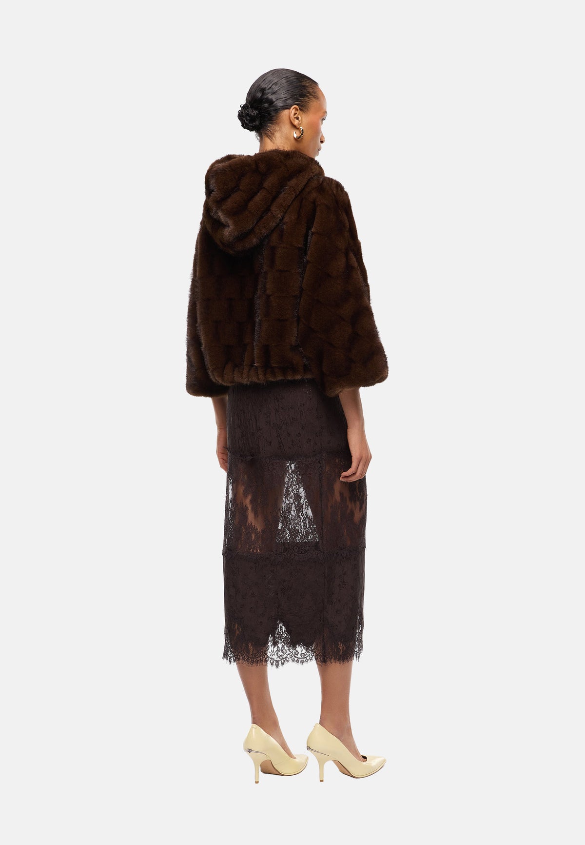 CADETIA CAPPA ASPEN ASPETTO VISONE SCANA - BROWN