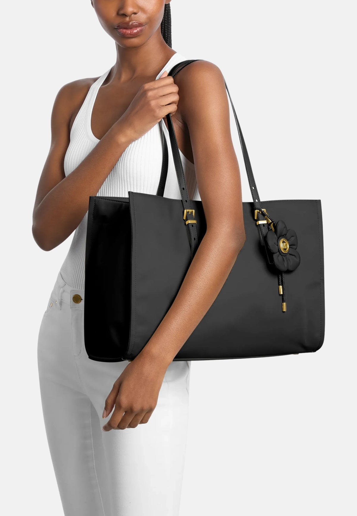 ZAIDE TOTE BAG - BLACK
