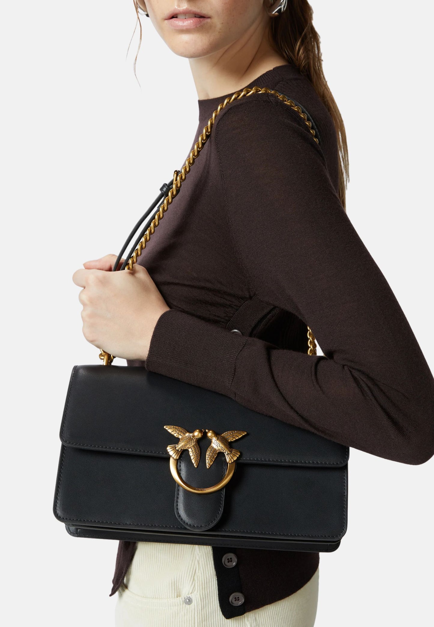LOVE ONE CLASSIC DC VITELLO SETA - BLACK