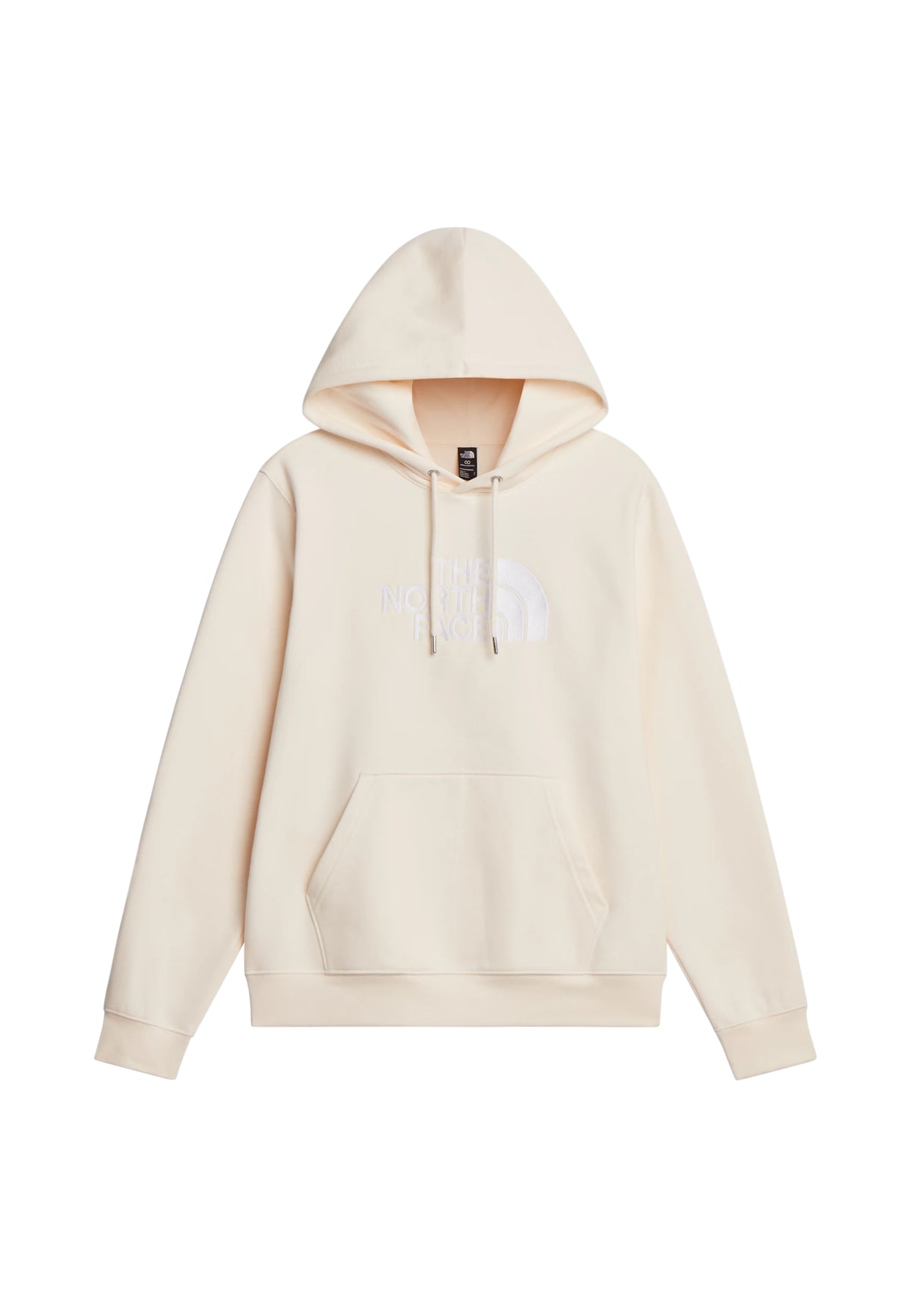W ESS DP REG HOODIE - WHITE DUNE