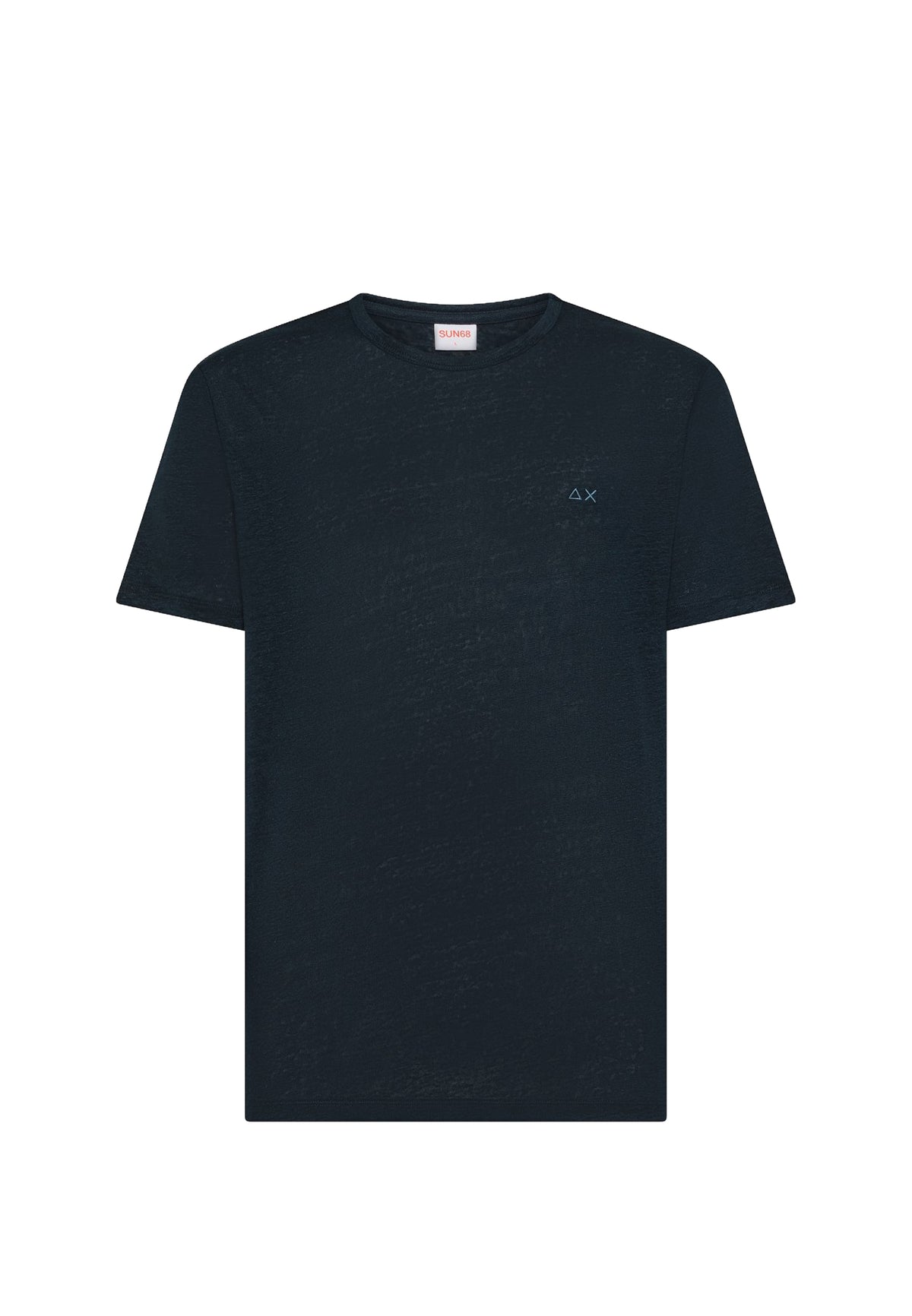 T-SHIRT JERSEY LINEN S/S - NAVY BLUE