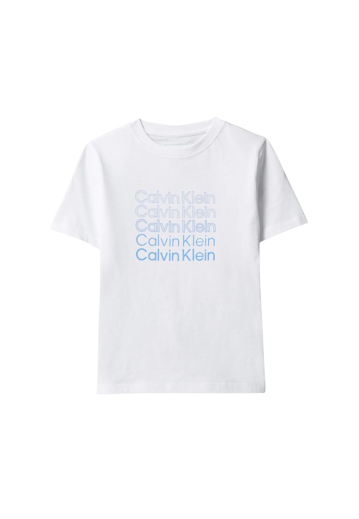 STACKED LOGO SS T-SHIRT - WHITE