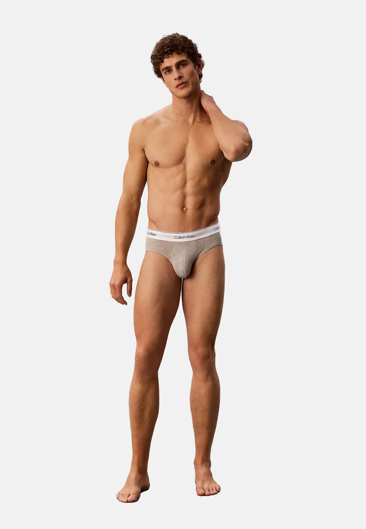 HIP BRIEF 3PK - GREY HEATHER,WHITE,BLACK