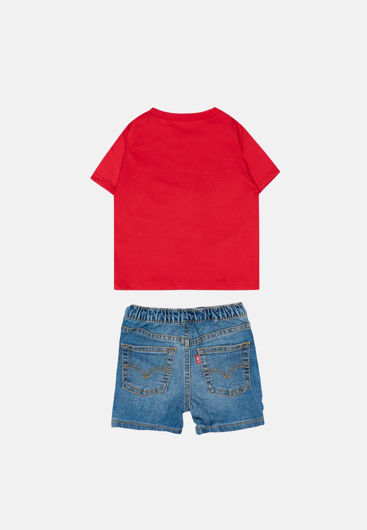 LVB HP AOP LOGO TEE & SHORT - URBAN RED