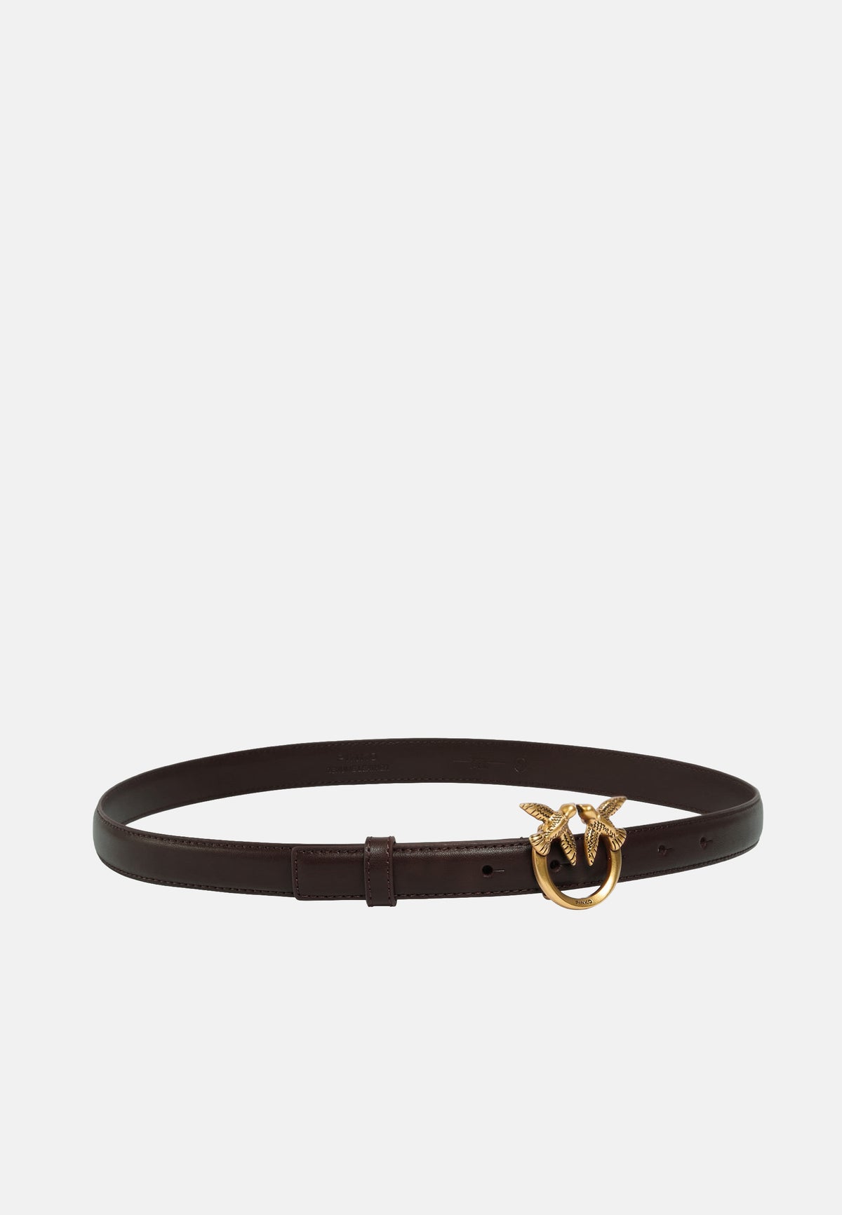 LOVE BERRY H2 BELT. LOW VITELLO SETA - MARRONE MARASCA