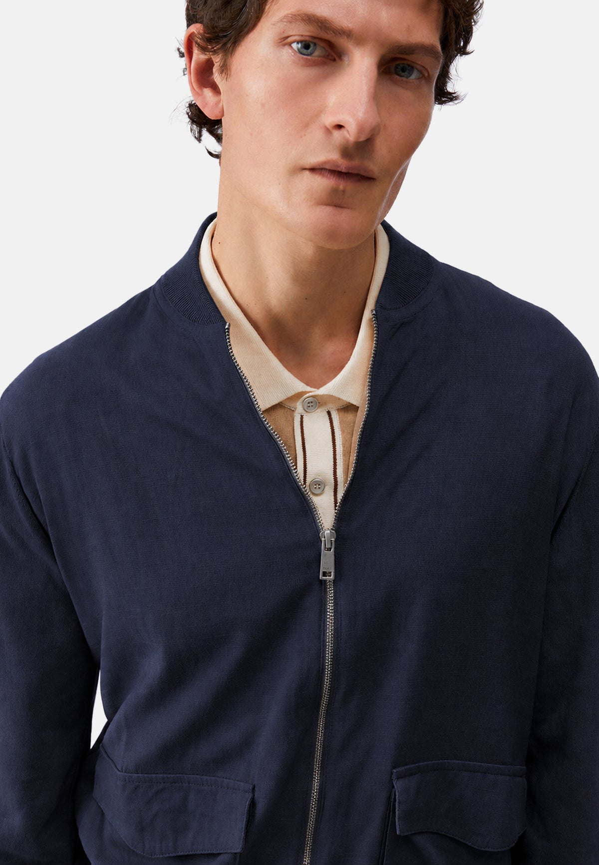 MAGLIA APERTA M/L - DARK BLUE