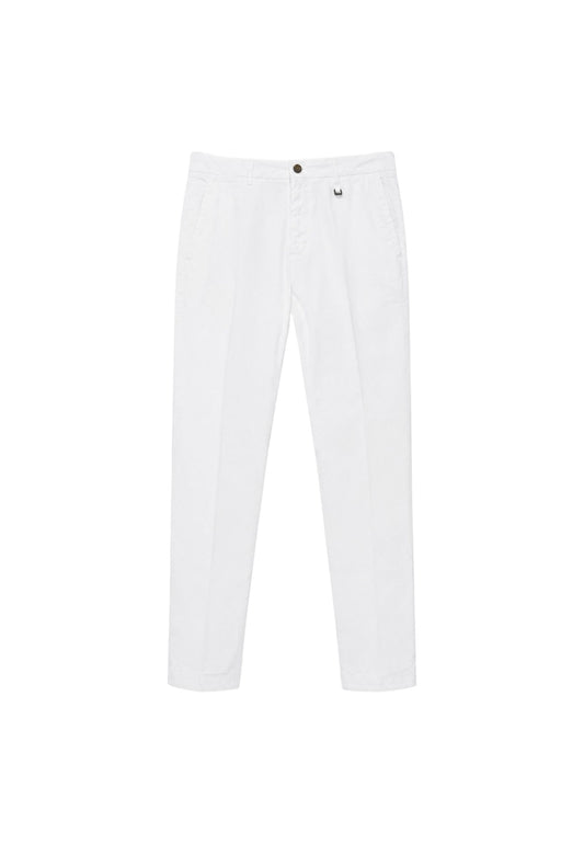 CHINO COOPERGAB - WHITE COTTON