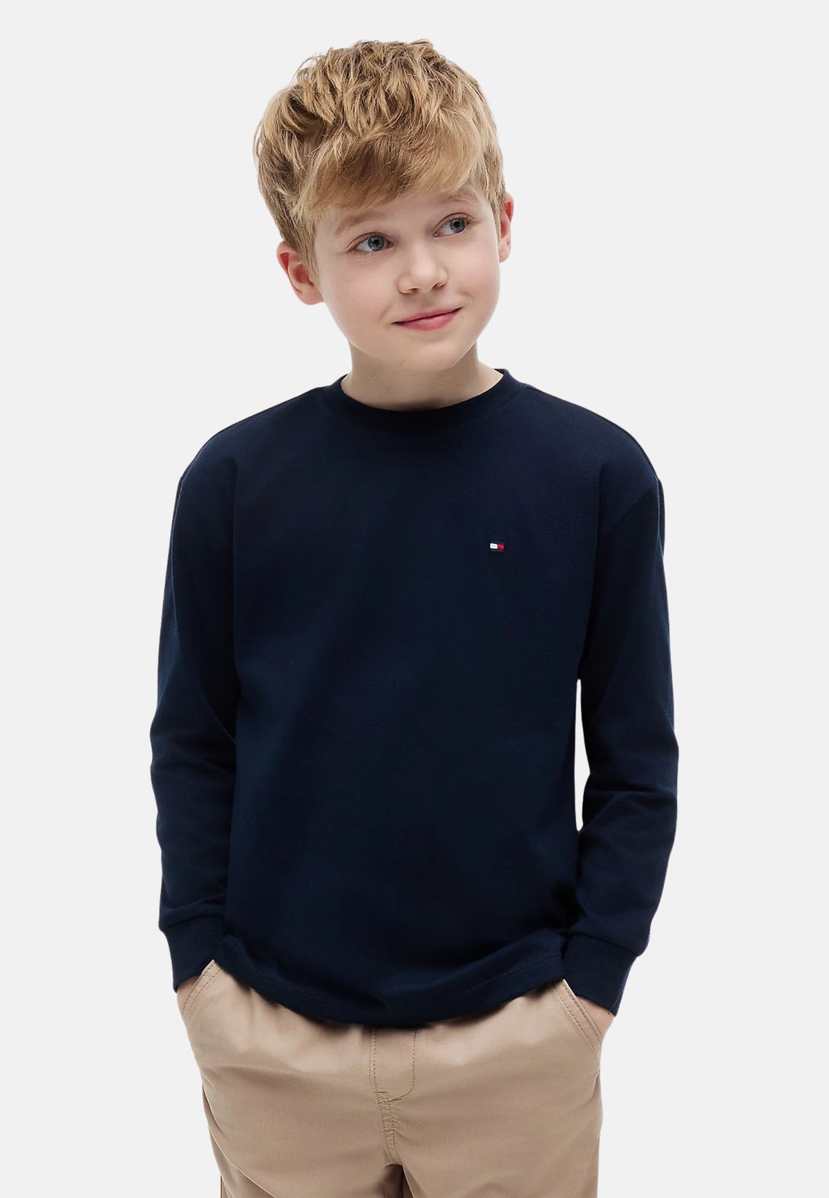 ESSENTIAL T-SHIRT LS - DARK BLUE