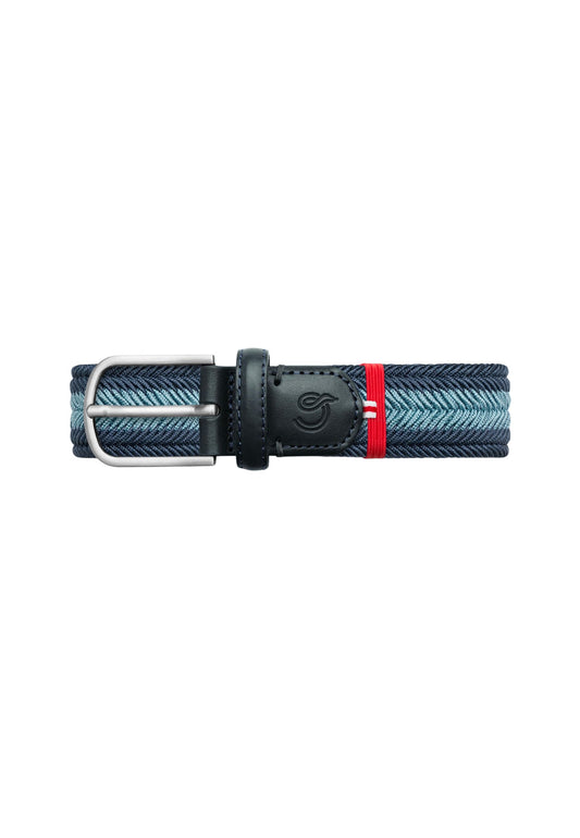 SHEFFIELD CHEVRON CINTURA - CLUB BLUE E LIGHT BLUE
