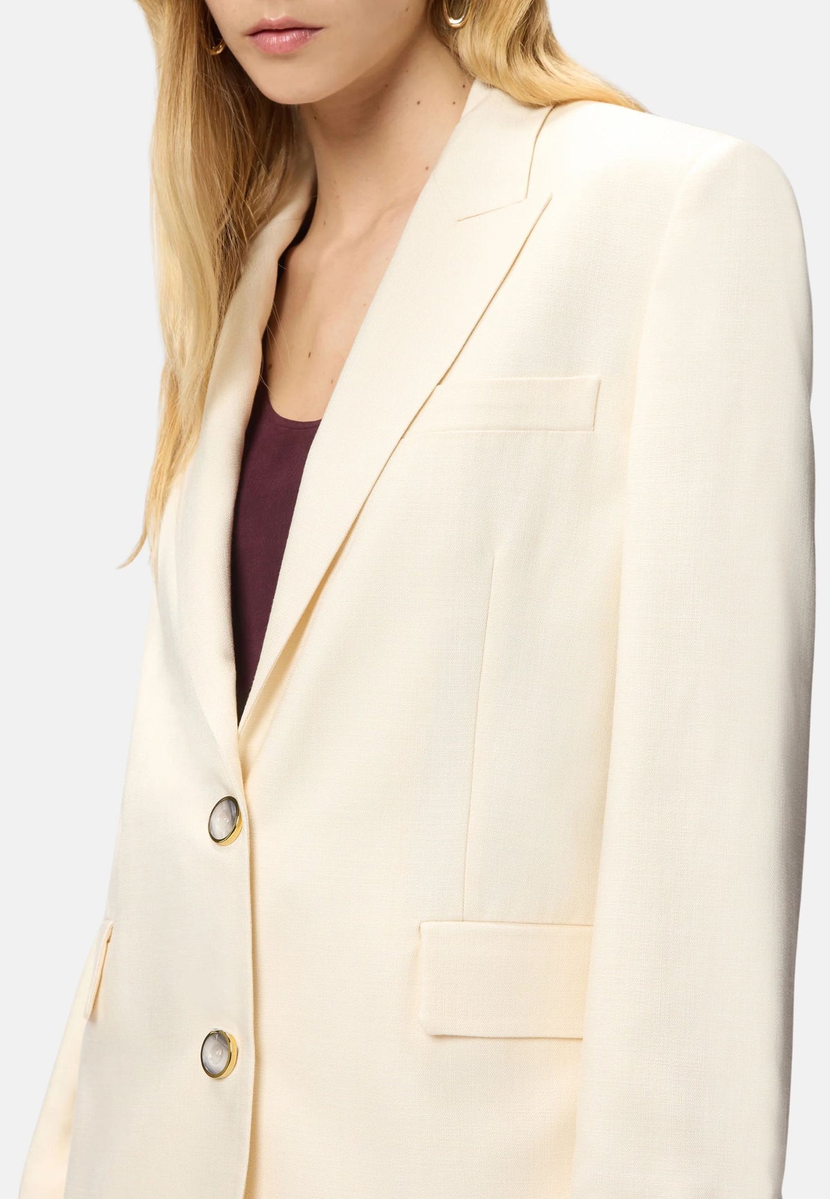 FAITH GIACCA FRISOTTINO - WHITE