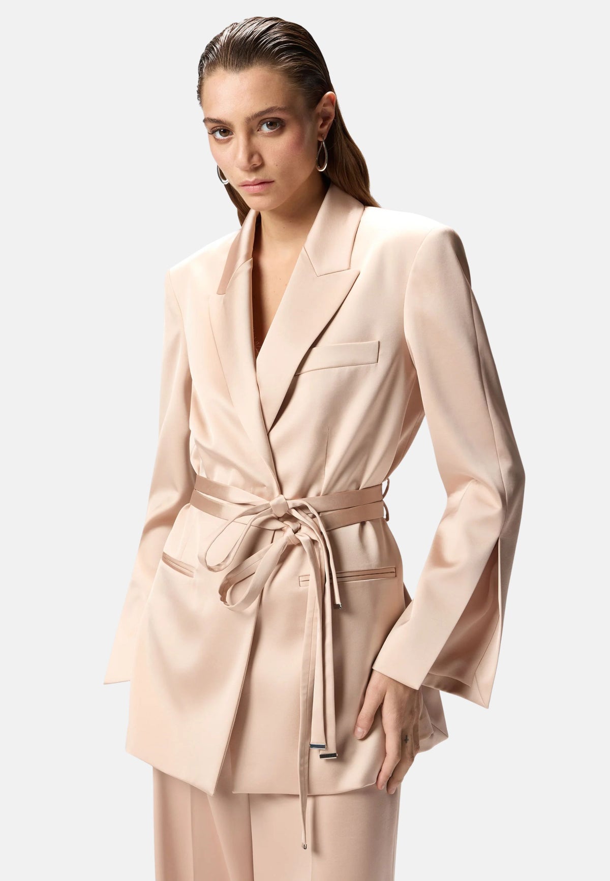 RAPA GIACCA SATIN - BEIGE