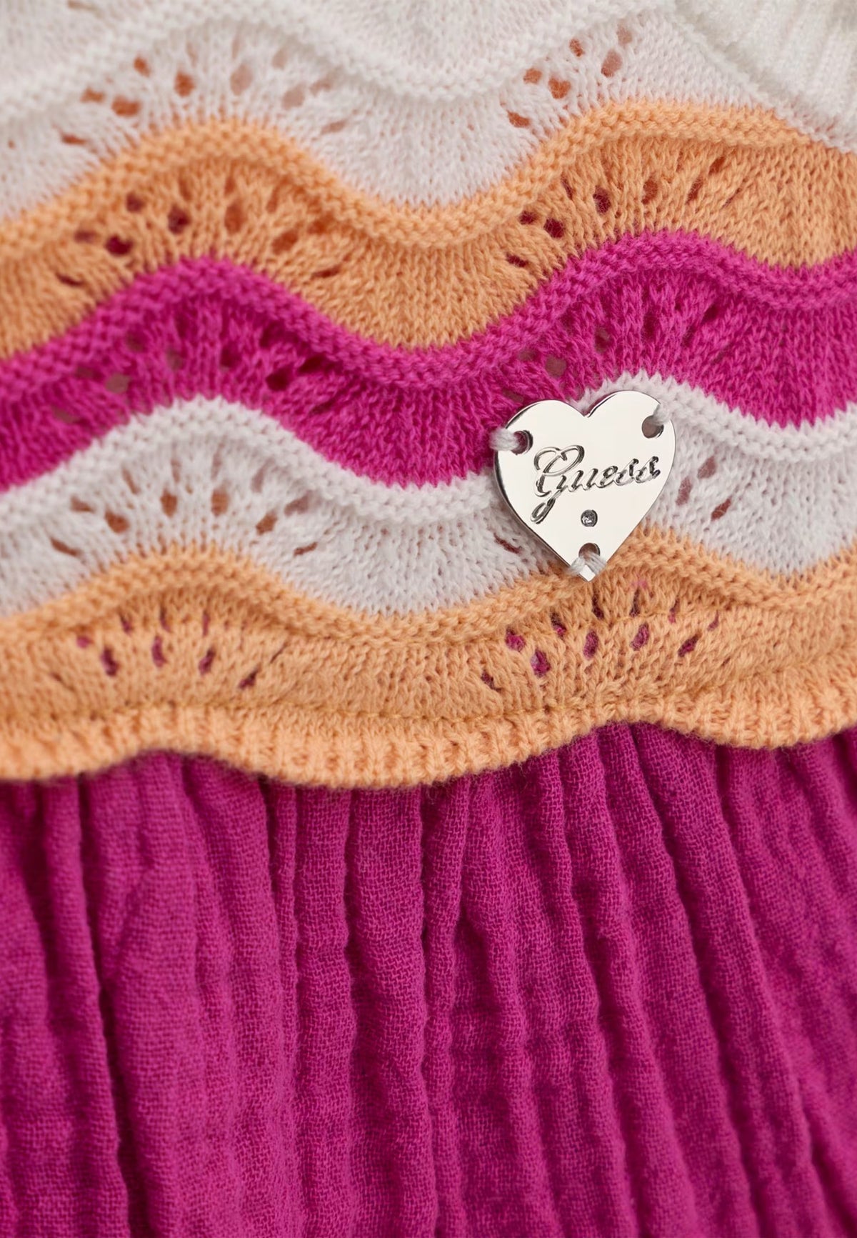 SL CROCHET DRESS+PANT - PURPLE LINK AND ORANGE