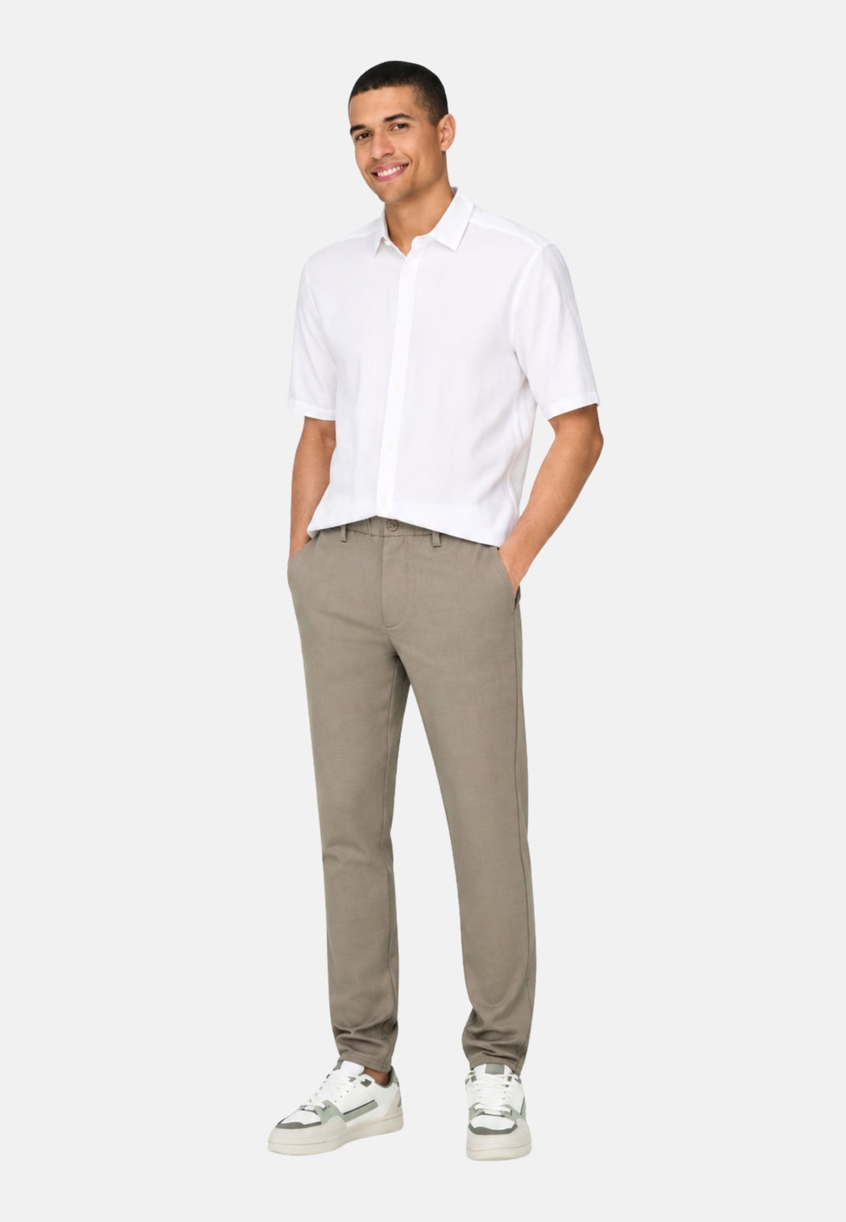 ONSYOKE TAP REG TWILL 0668 PANT FRML - FALCON