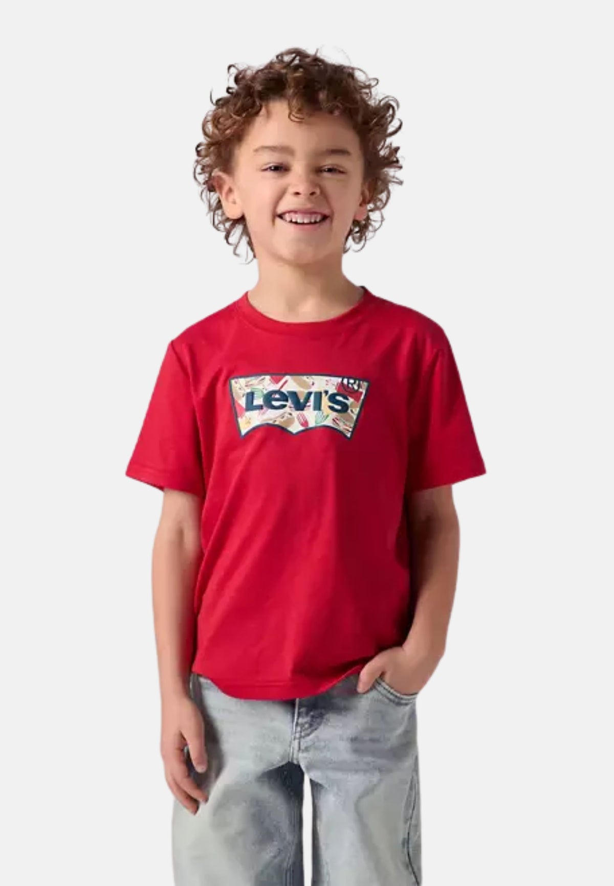 LVB BARBECUE BATWING TEE - URBAN RED