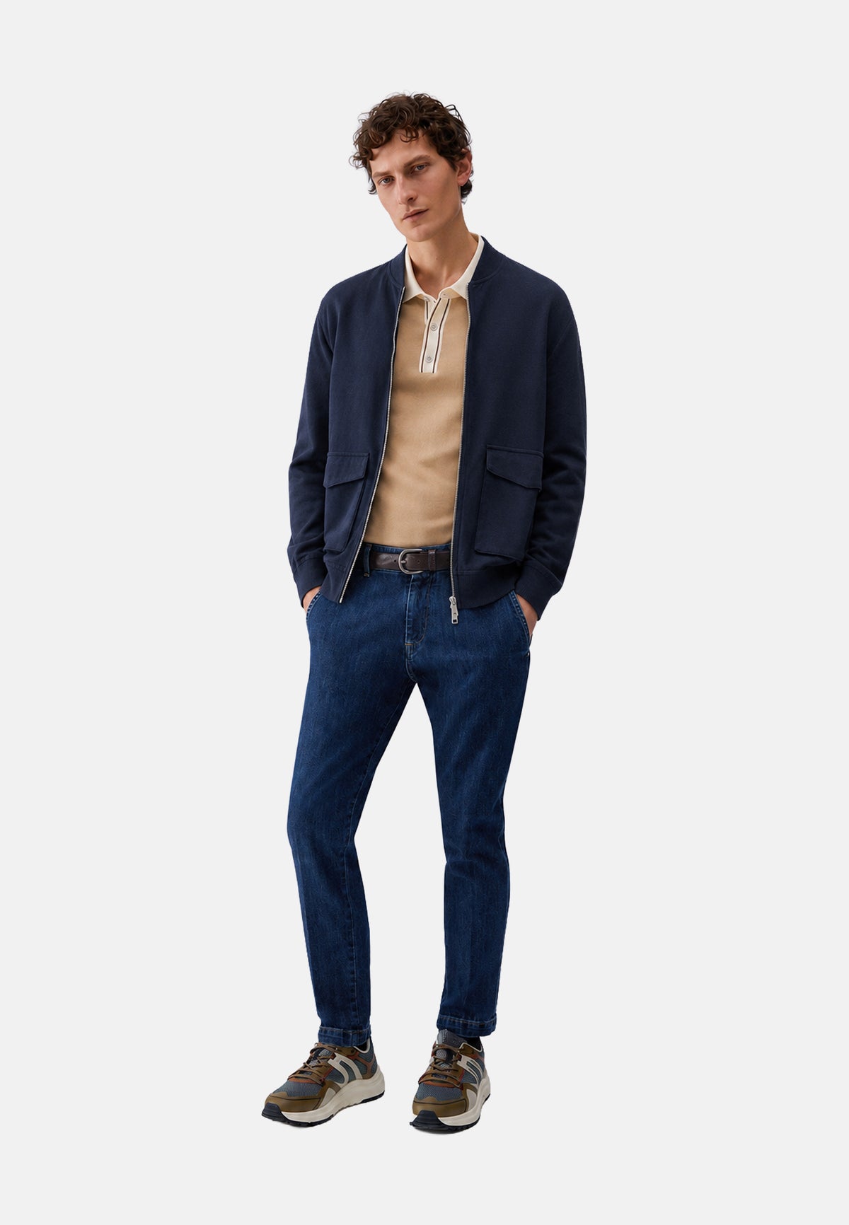 MAGLIA APERTA M/L - DARK BLUE