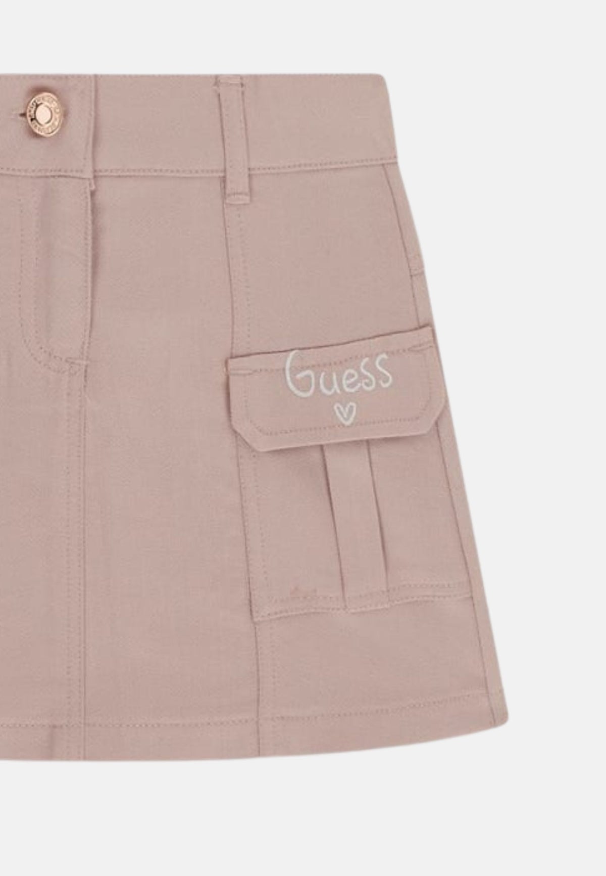 SET SS T-SHIRT+TWILL SKIRT - PURE WHITE