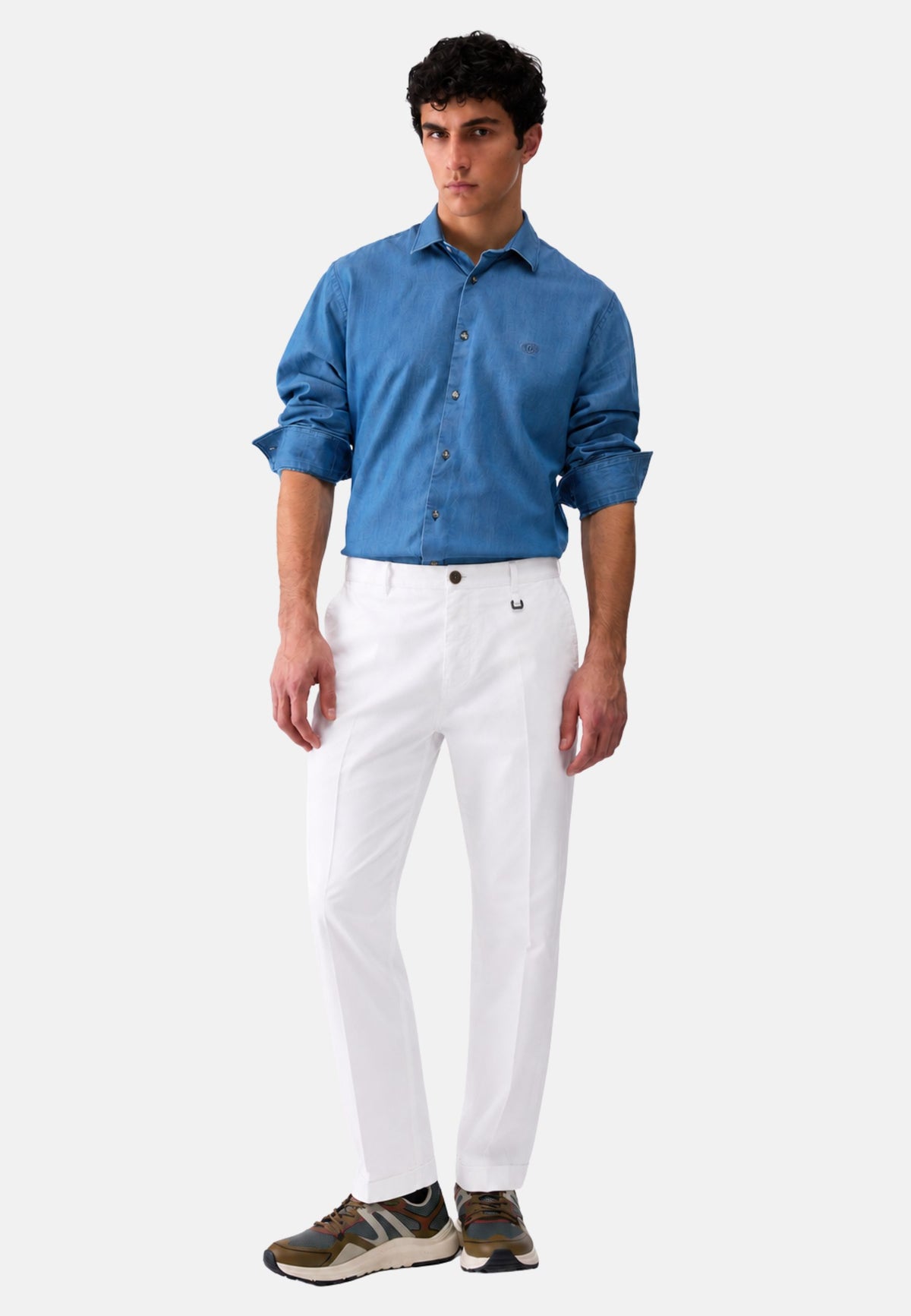 CHINO COOPERGAB - WHITE COTTON