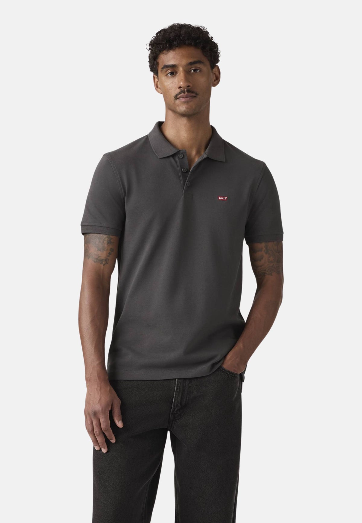 LEVI'S HM POLO - BLACKENED