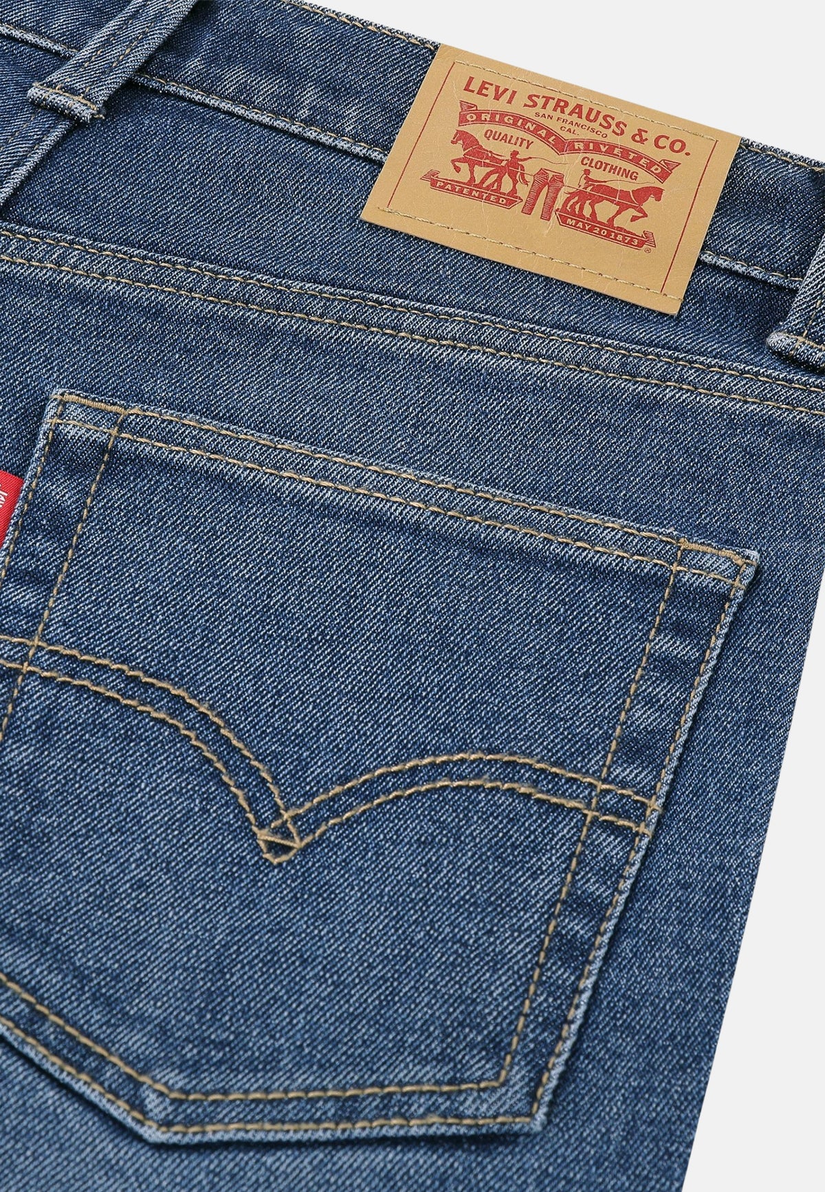 LVB STATT LOOSE TAPER JEANS - BANDWAGON W/0 DESTRUCTION