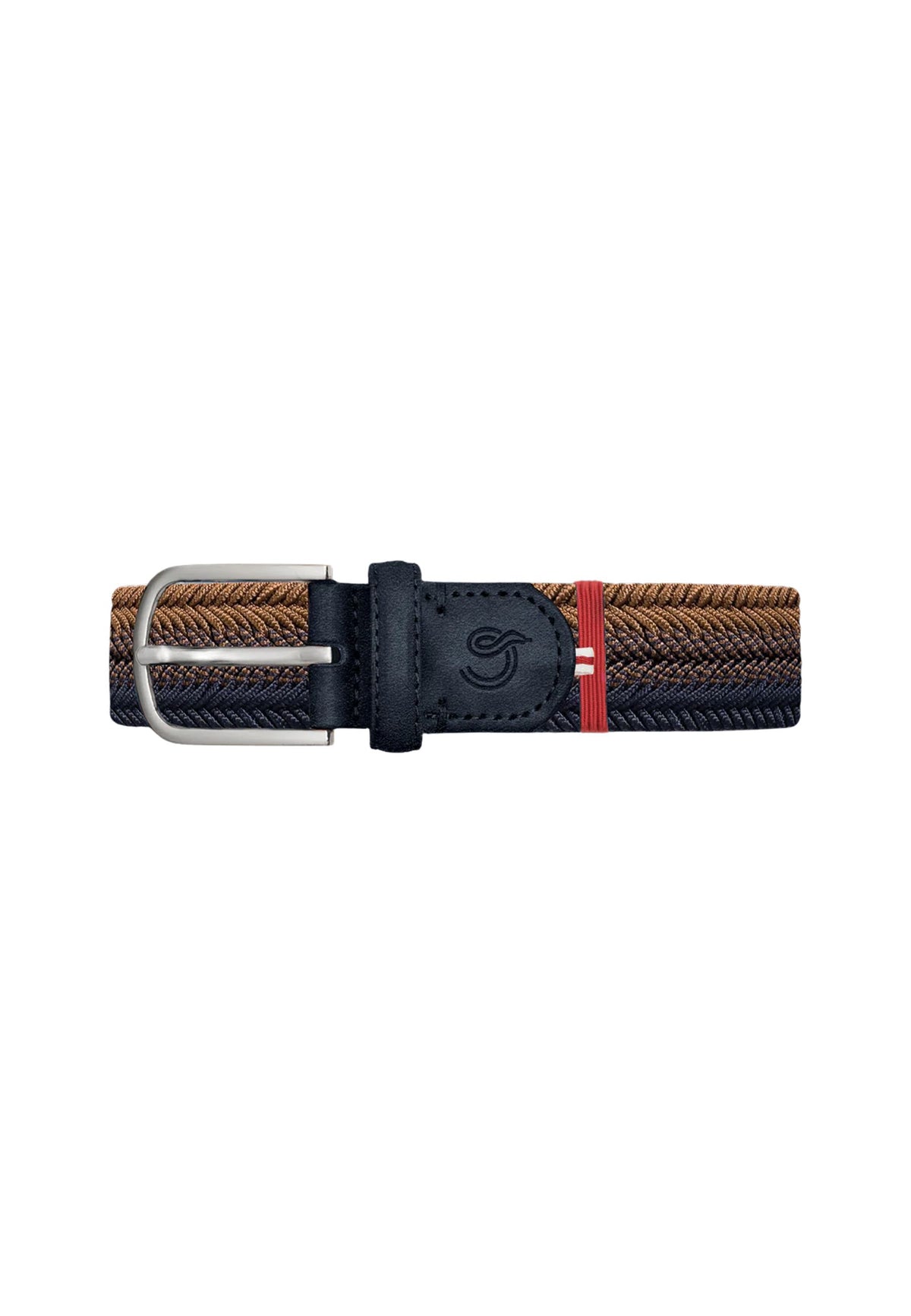 COMPORTA CHEVRON CINTURA - SUNSET BROWN E DARK BLUE