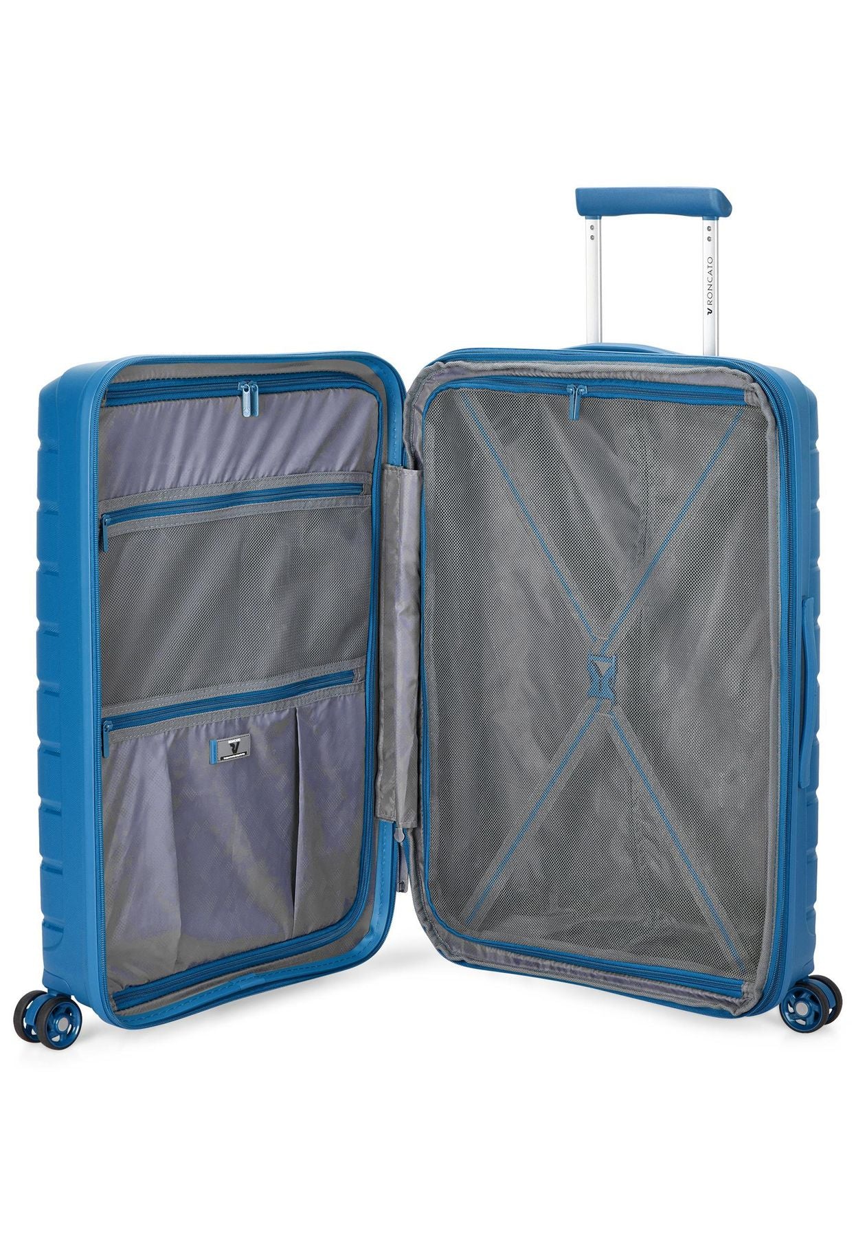 TROLLEY MEDIO 4R 68 CM EXP. - butterfly denim