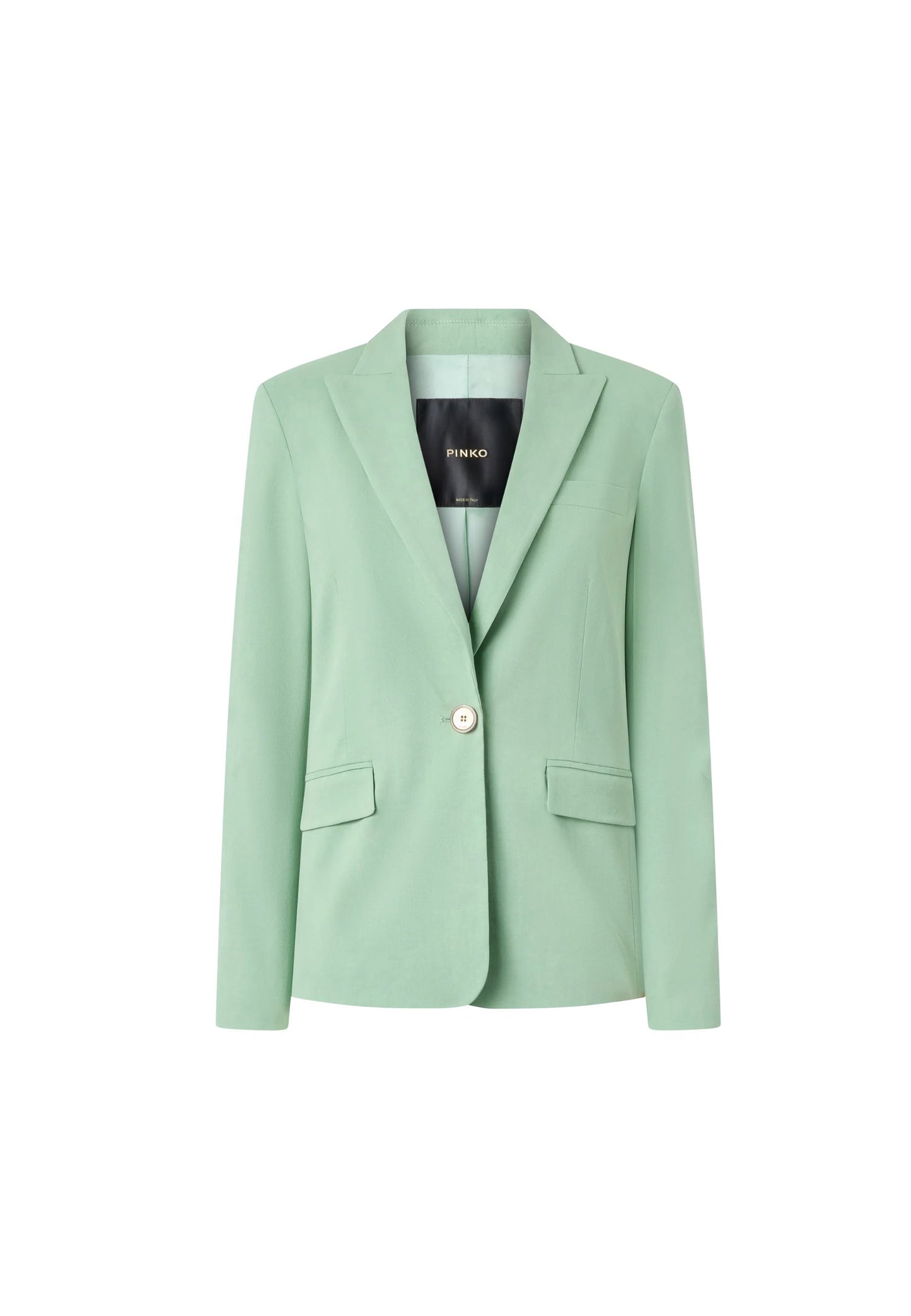 FREDA GIACCA LINO STRETCH - GREEN