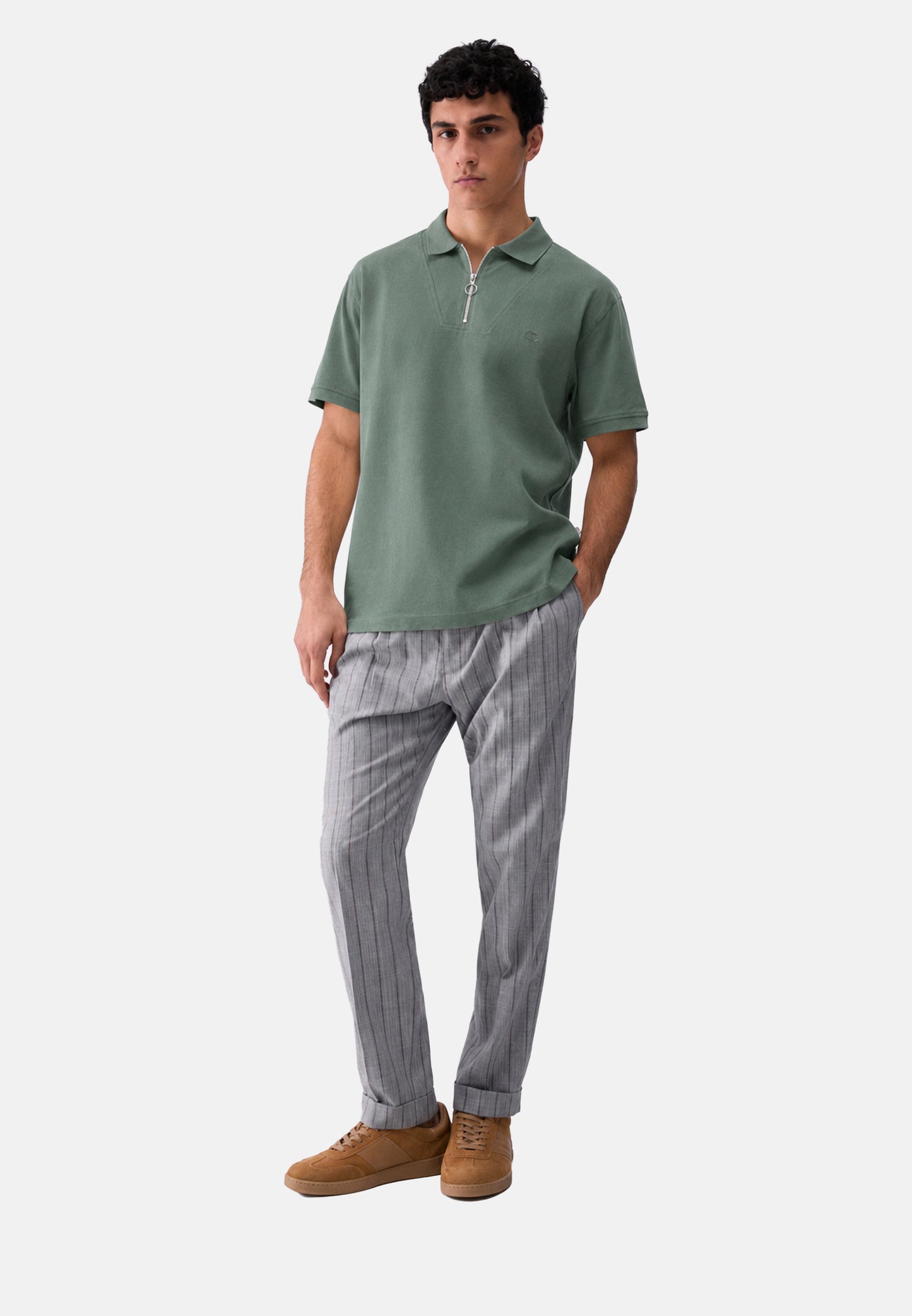 T-SHIRT BASICA M/C - verde