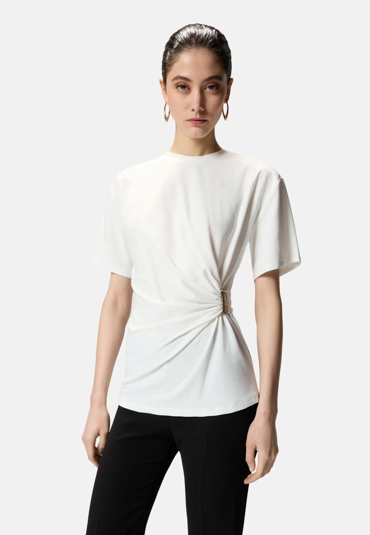 MARY MAGLIA JERSEY COTONE STRETCH - WHITE