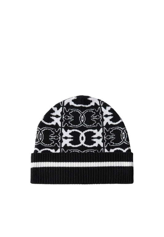 BULGARIA BEANIE - NERO/BIANCO