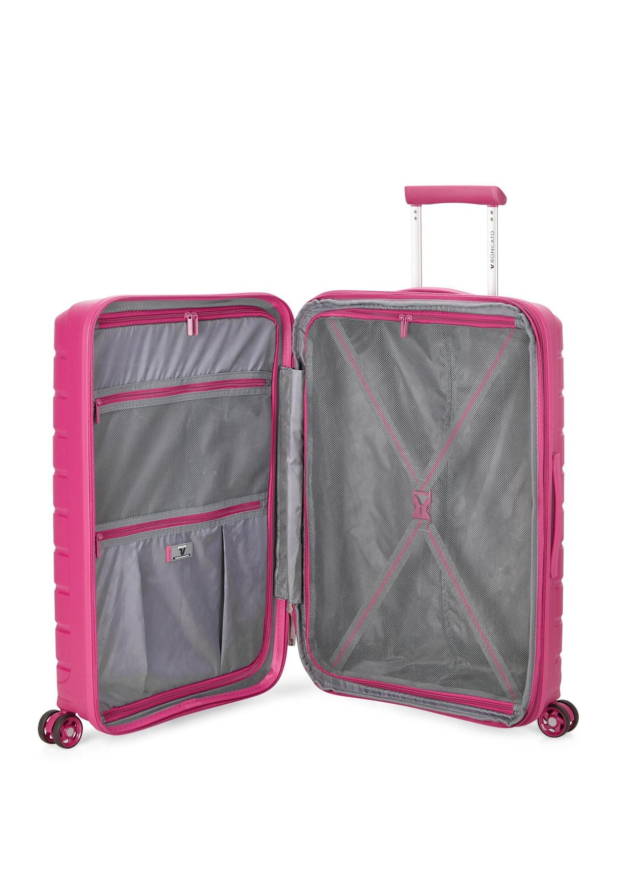 TROLLEY MEDIO 4R 68 CM EXP. - BUTTERFLY MAGENTA