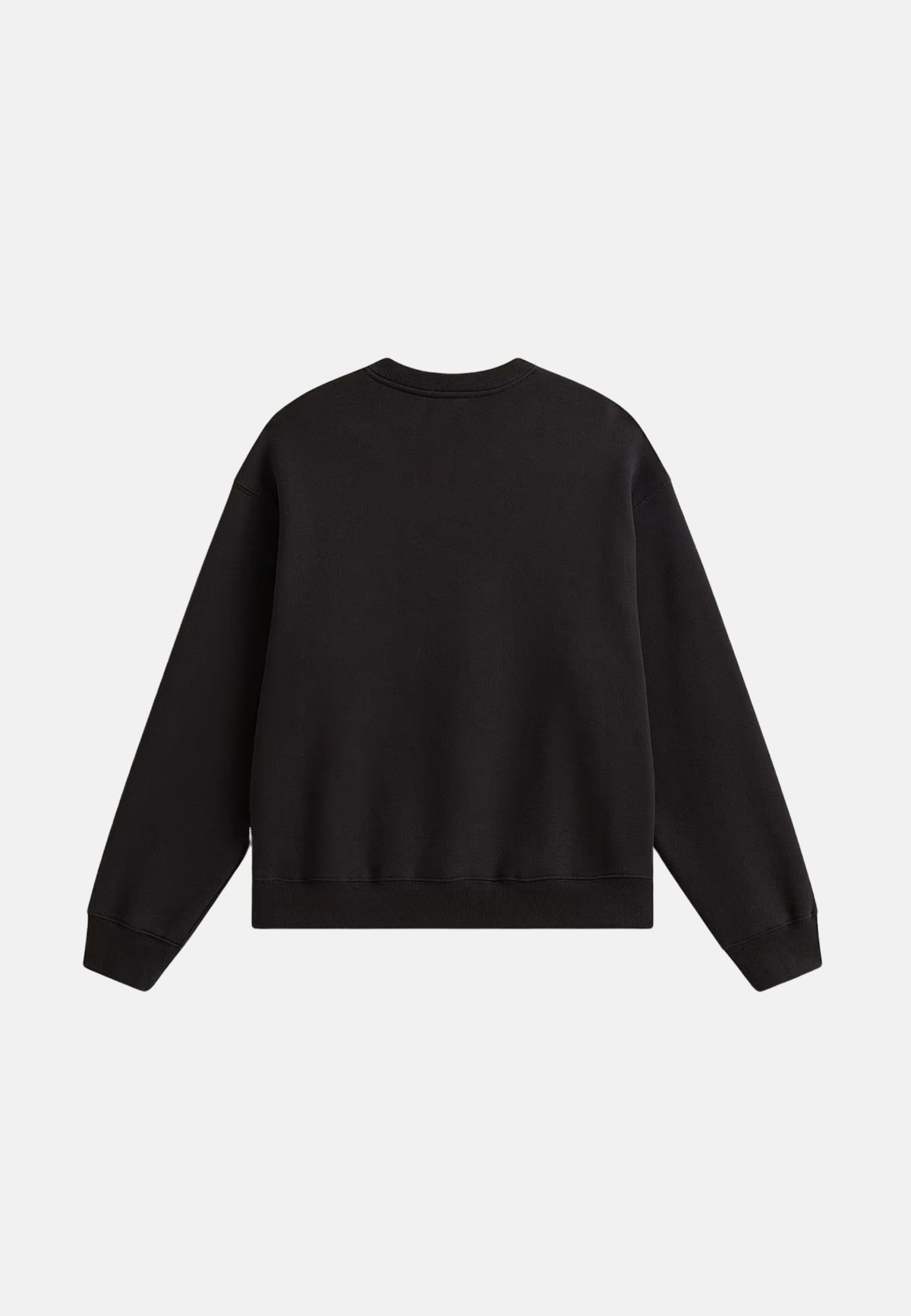 STRETCH LOGO CREW - BLACK/WHITE