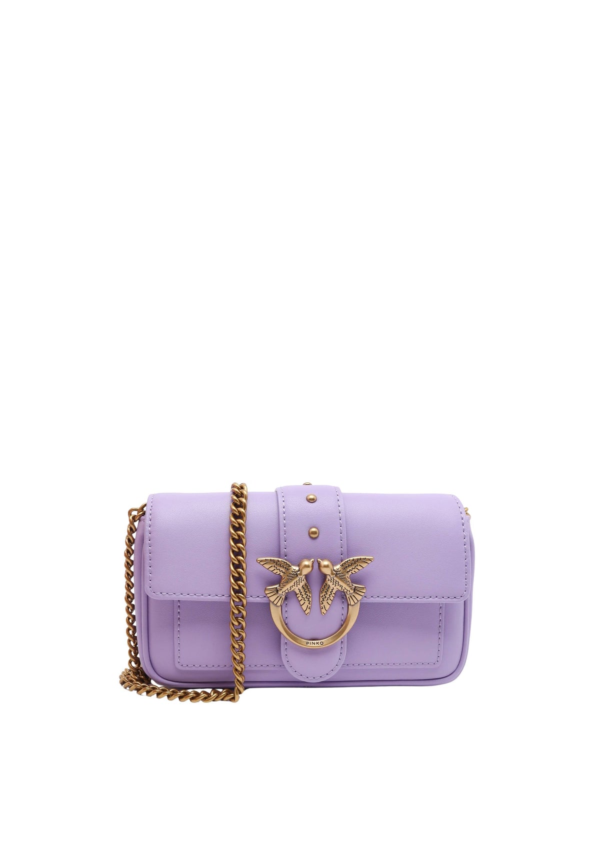 LOVE ONE POCKET C VITELLO SETA - LILLA-ANTIQUE
