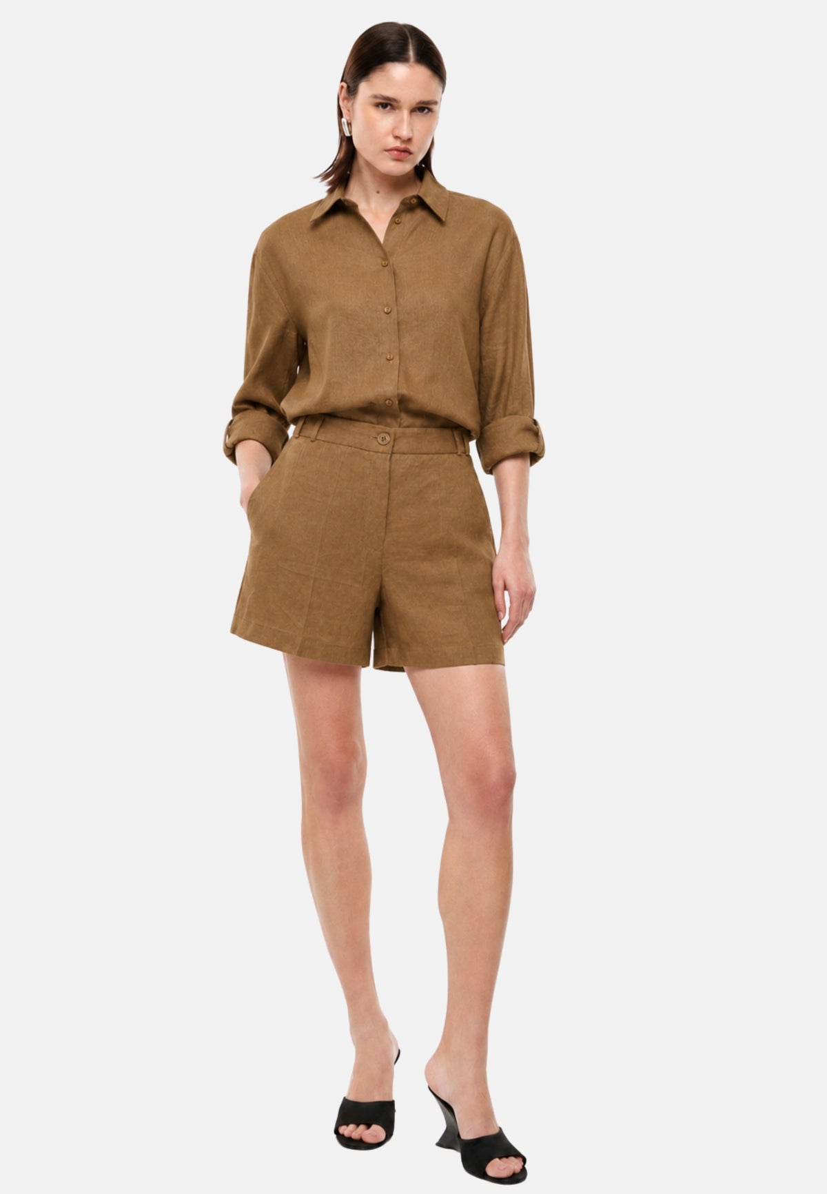 CAMICIA - TABACCO