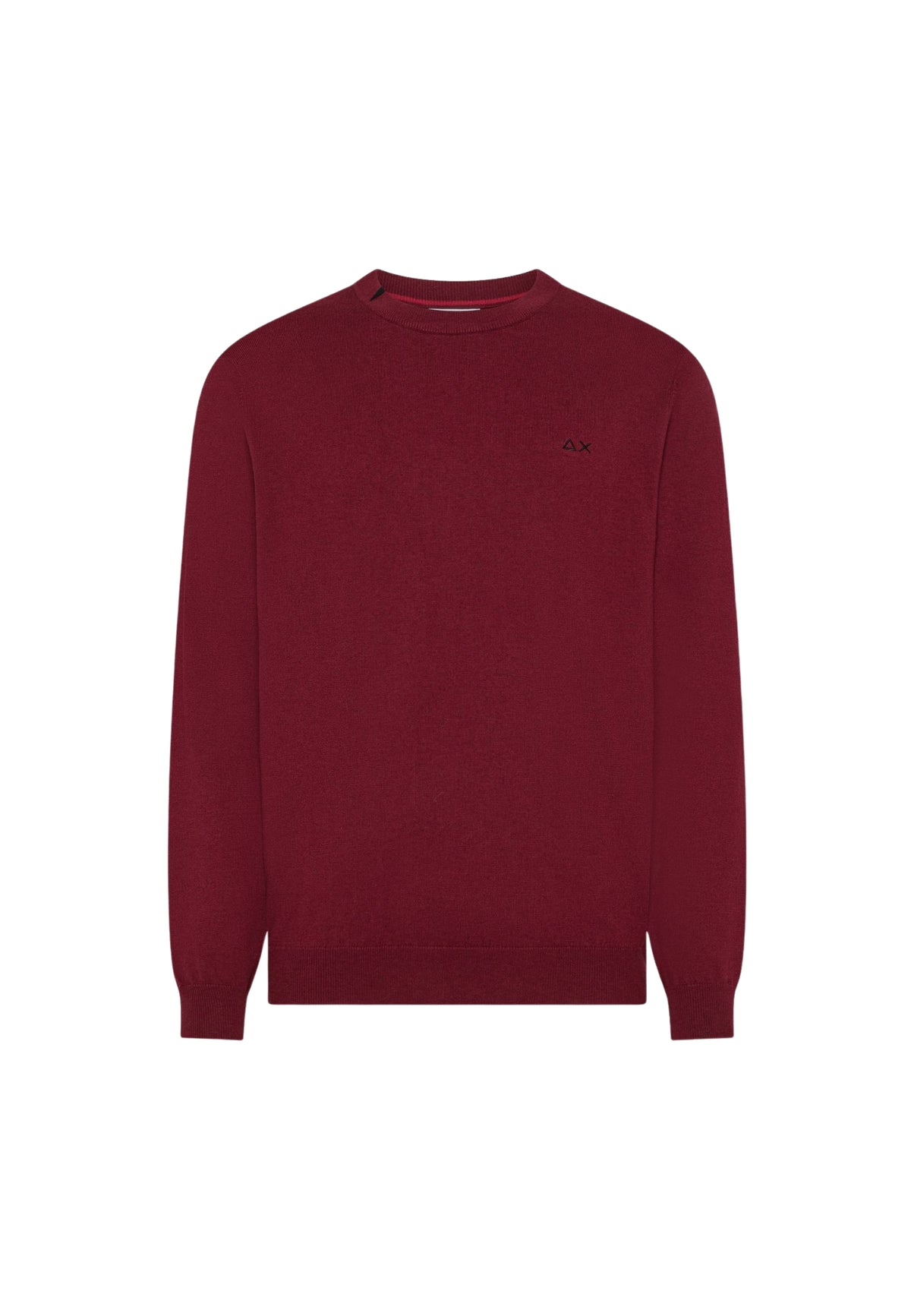 SWEATER BASIC L/S - bordeaux