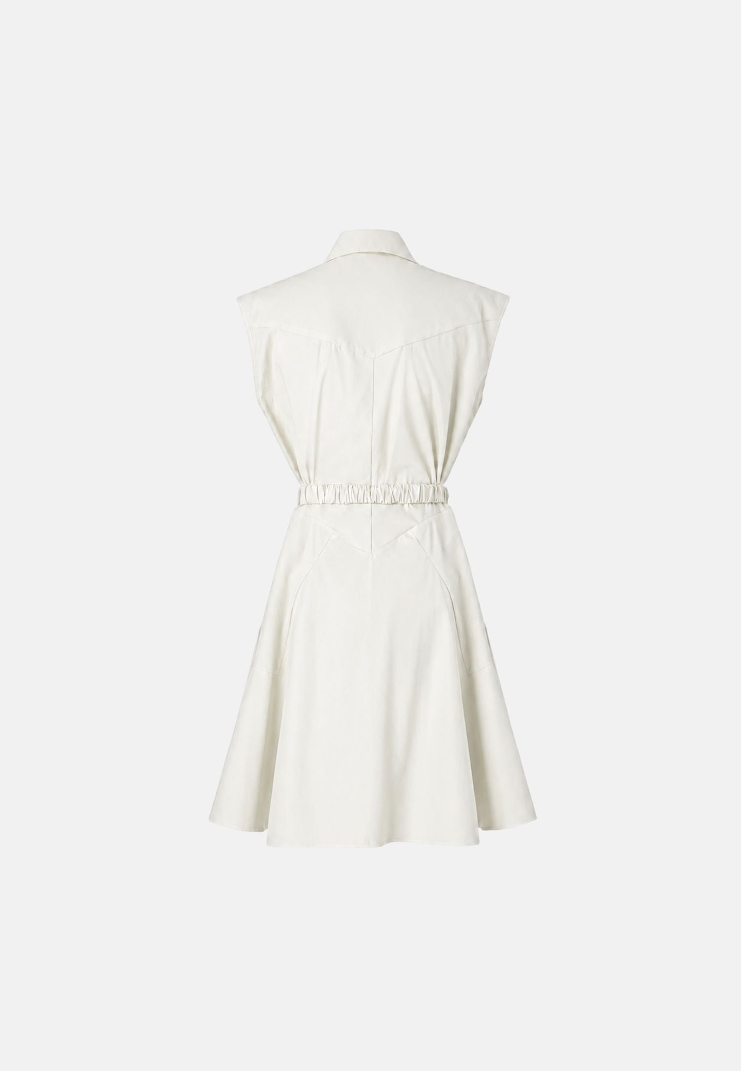 ANACETA ABITO POPELINE - WHITE