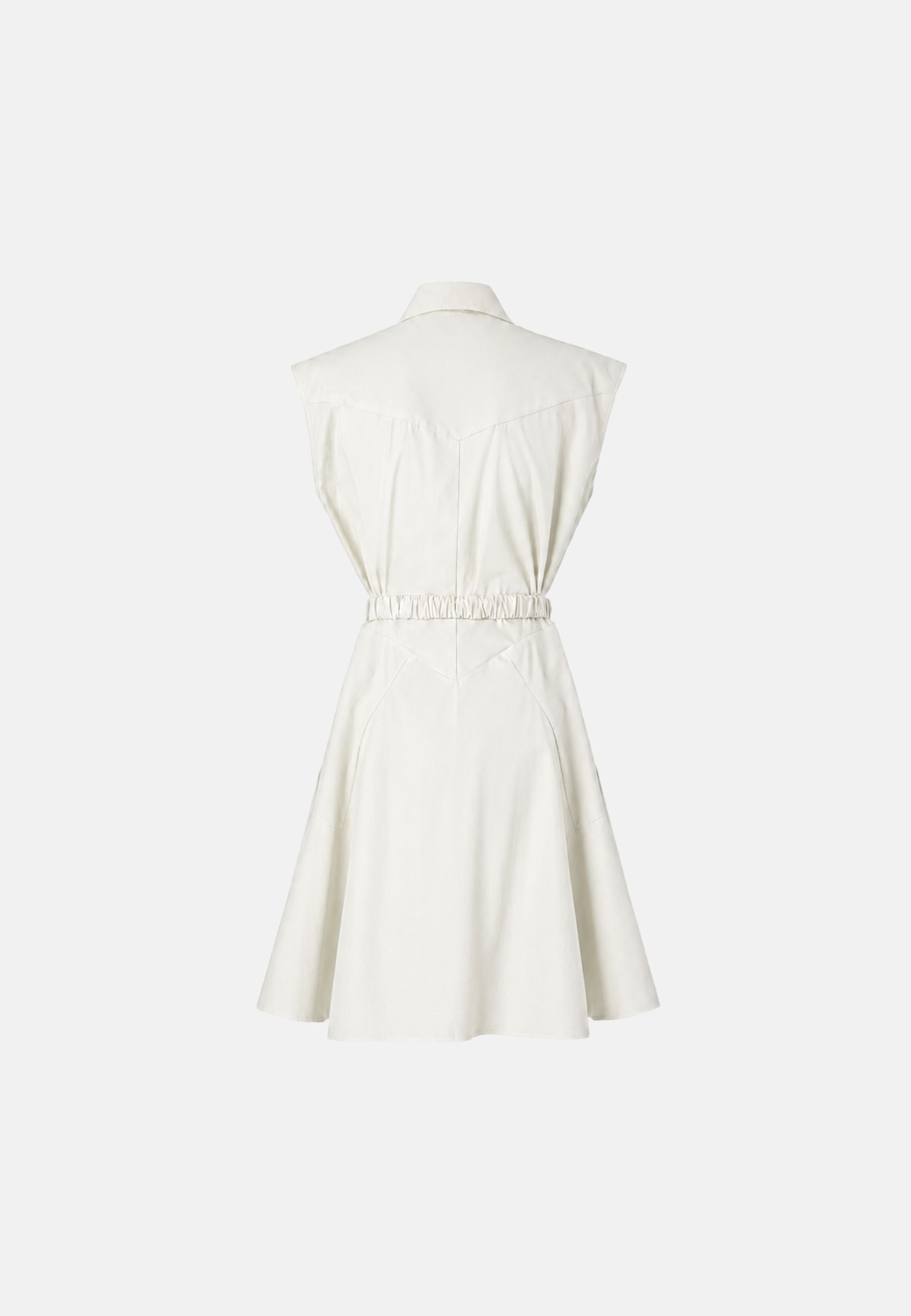 ANACETA ABITO POPELINE - WHITE
