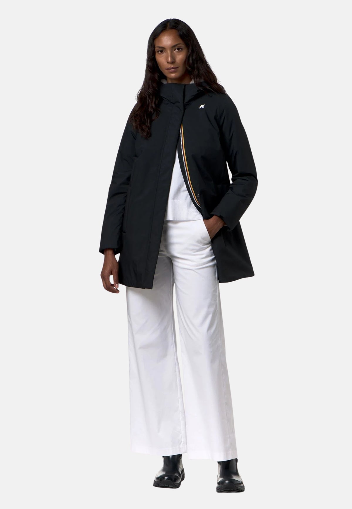 SOPHIE TWILL SOFT BEAVER - BLACK PURE-GREY WARM