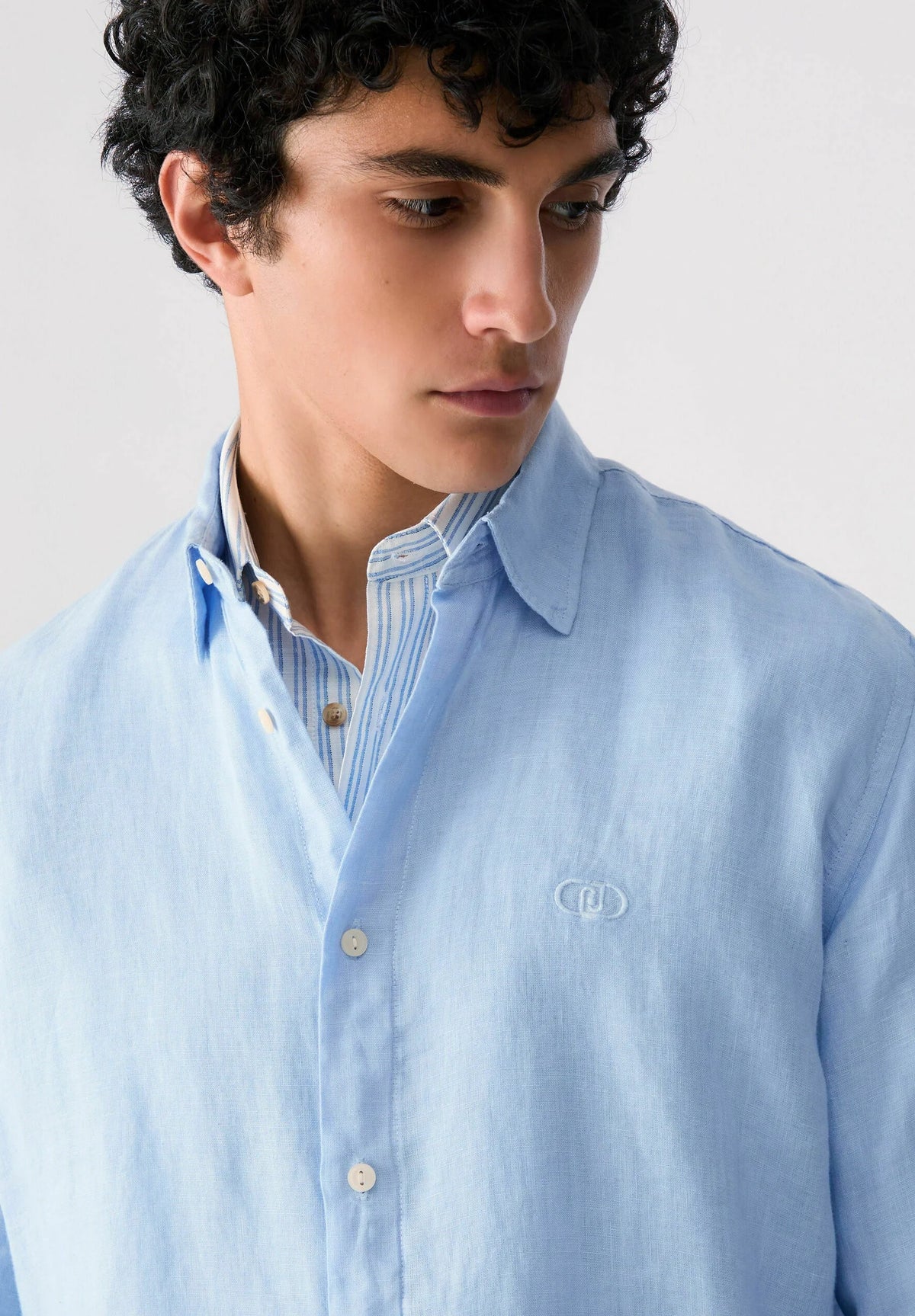 CAMIOCIA LONGLINO - SKY BLUE