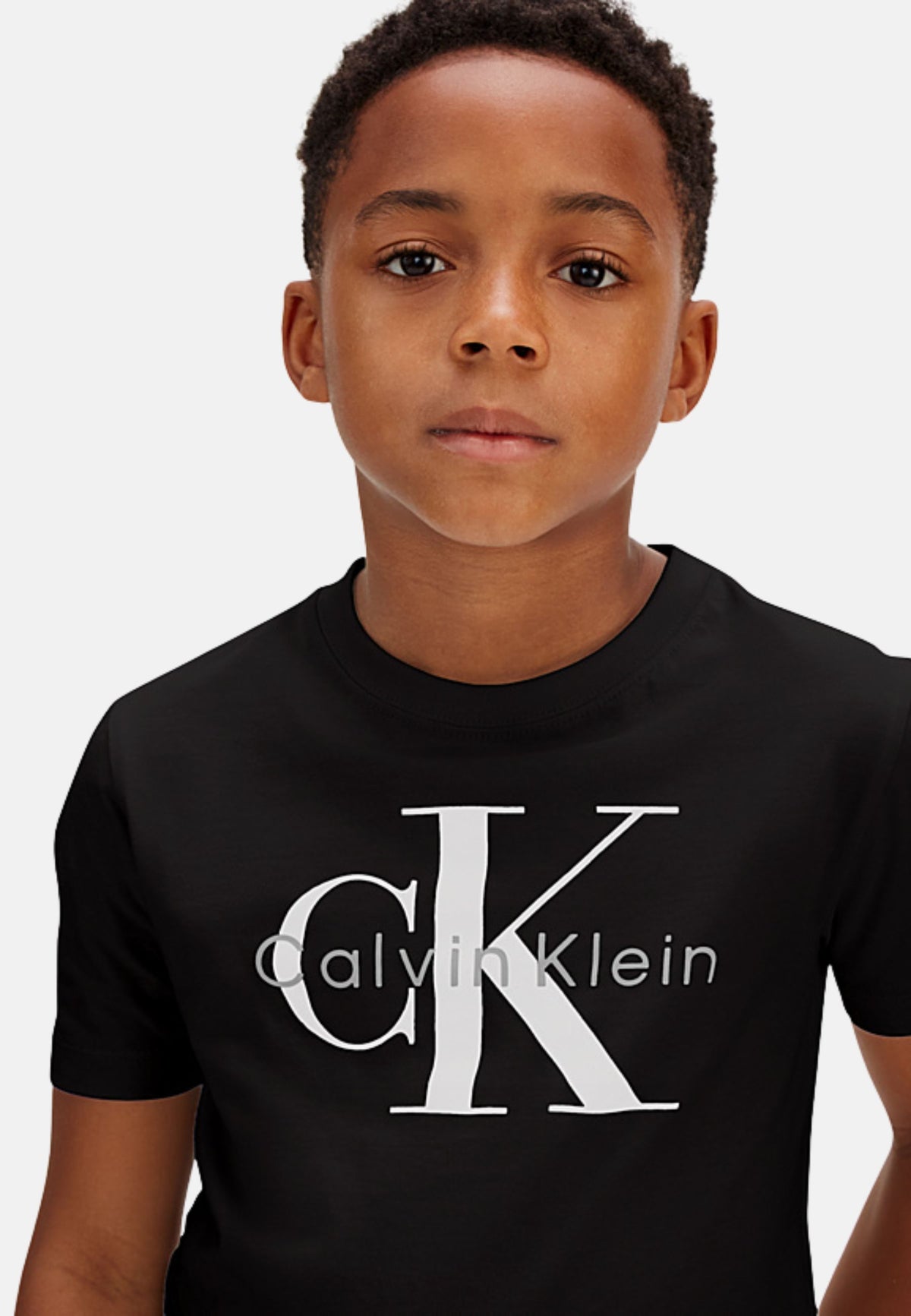 CK MONO LOGO SS T-SHIRT - BLACK