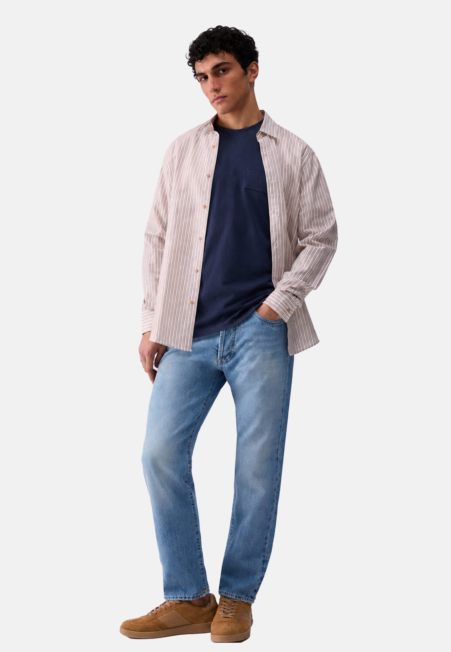 T-SHIRT BASICA M/C - blu