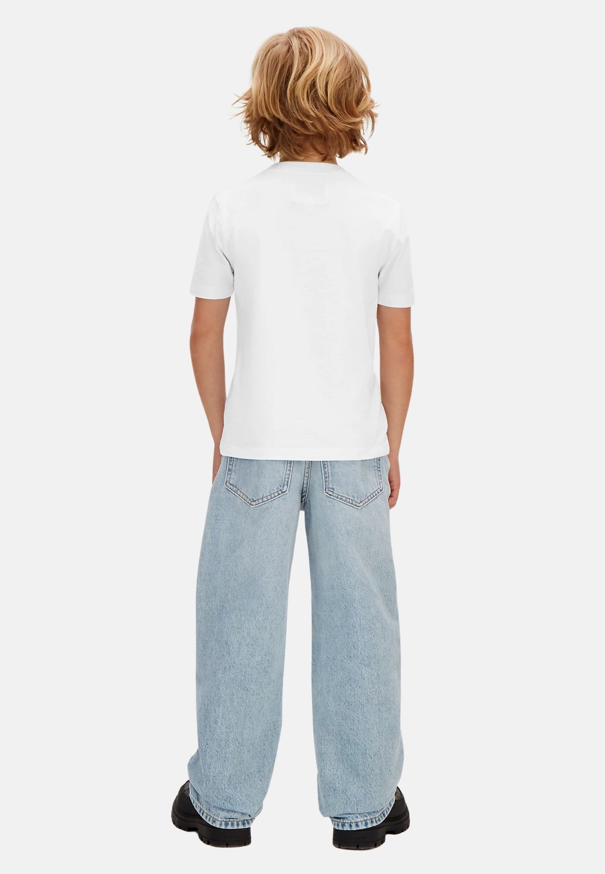 CK MONO LOGO SS T-SHIRT - WHITE