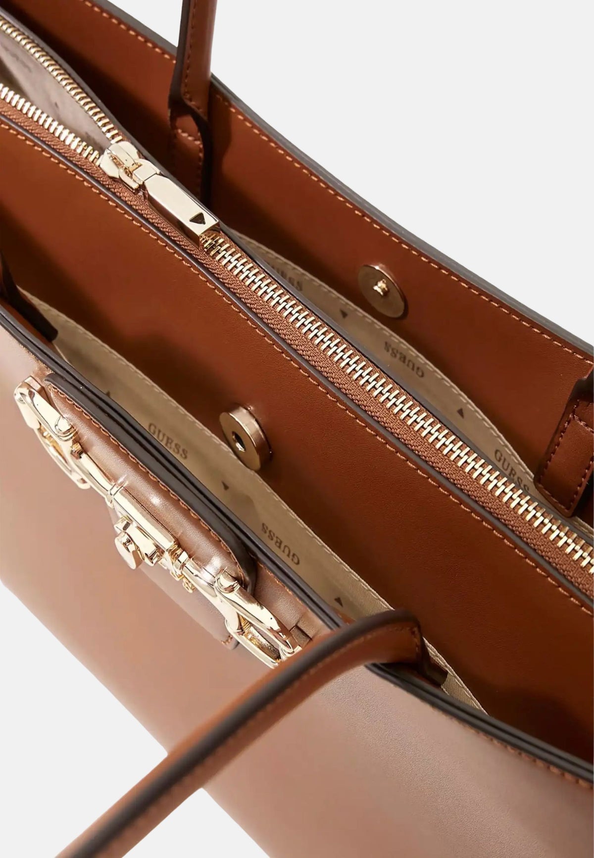 BORSA SHOPPER JANIE - cognac
