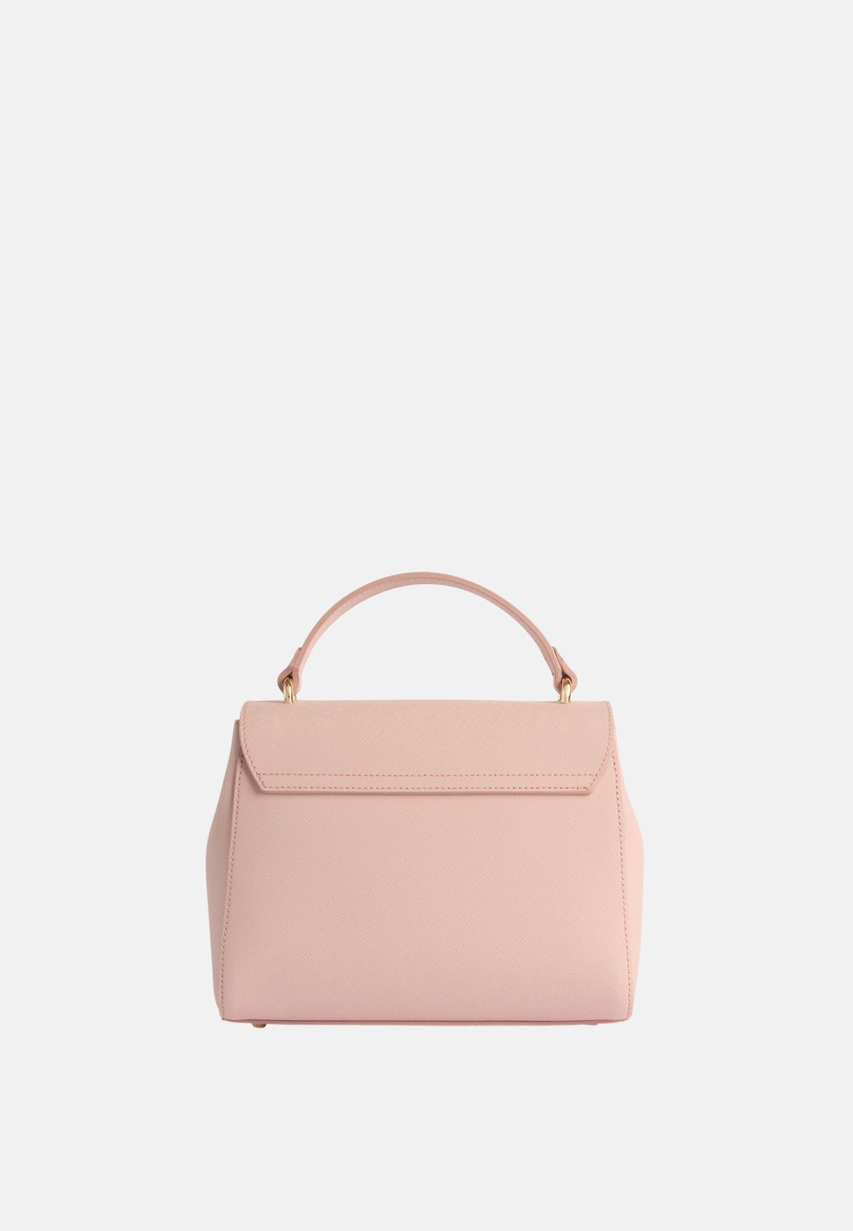 SHOULDER BAG WITH FLAP - CAMEO PINK