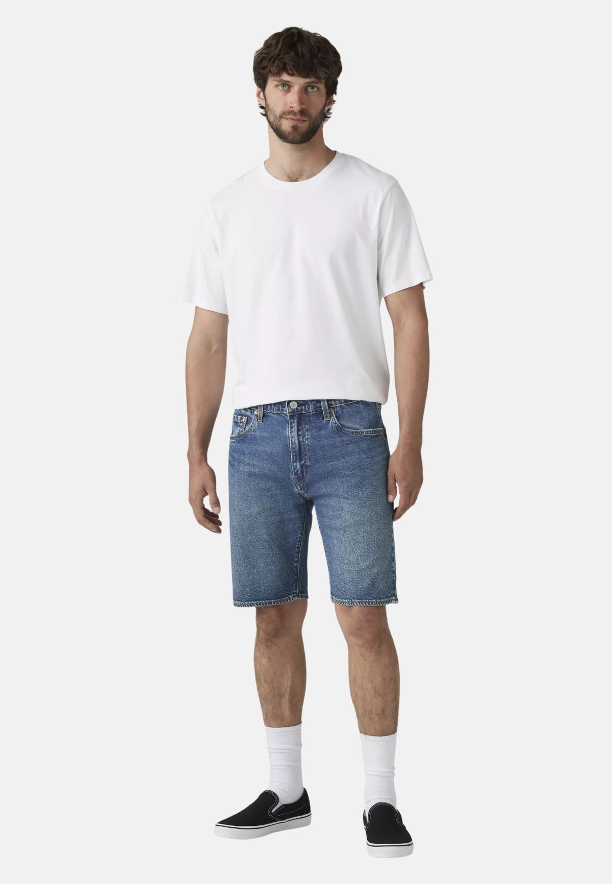 405 STANDARD SHORTS - DENIM BLU