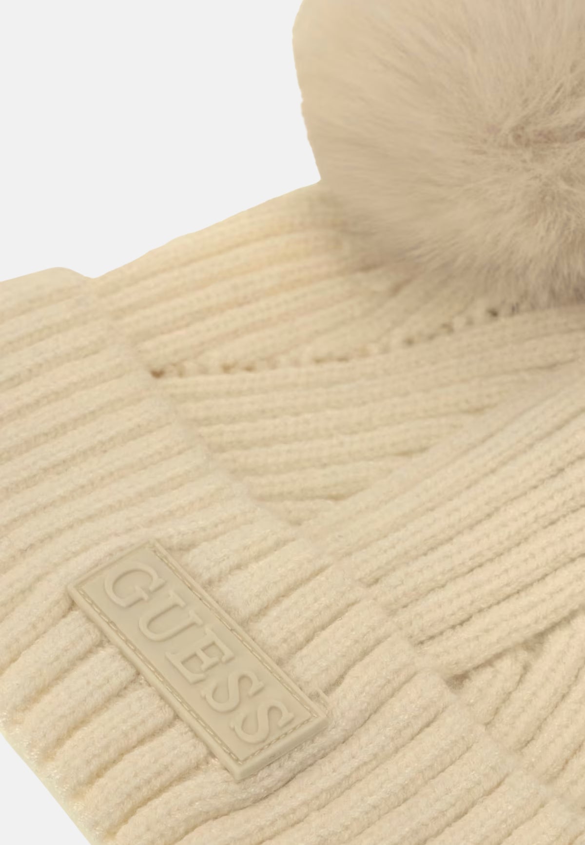 BEANIE HAT - CREAM WHITE