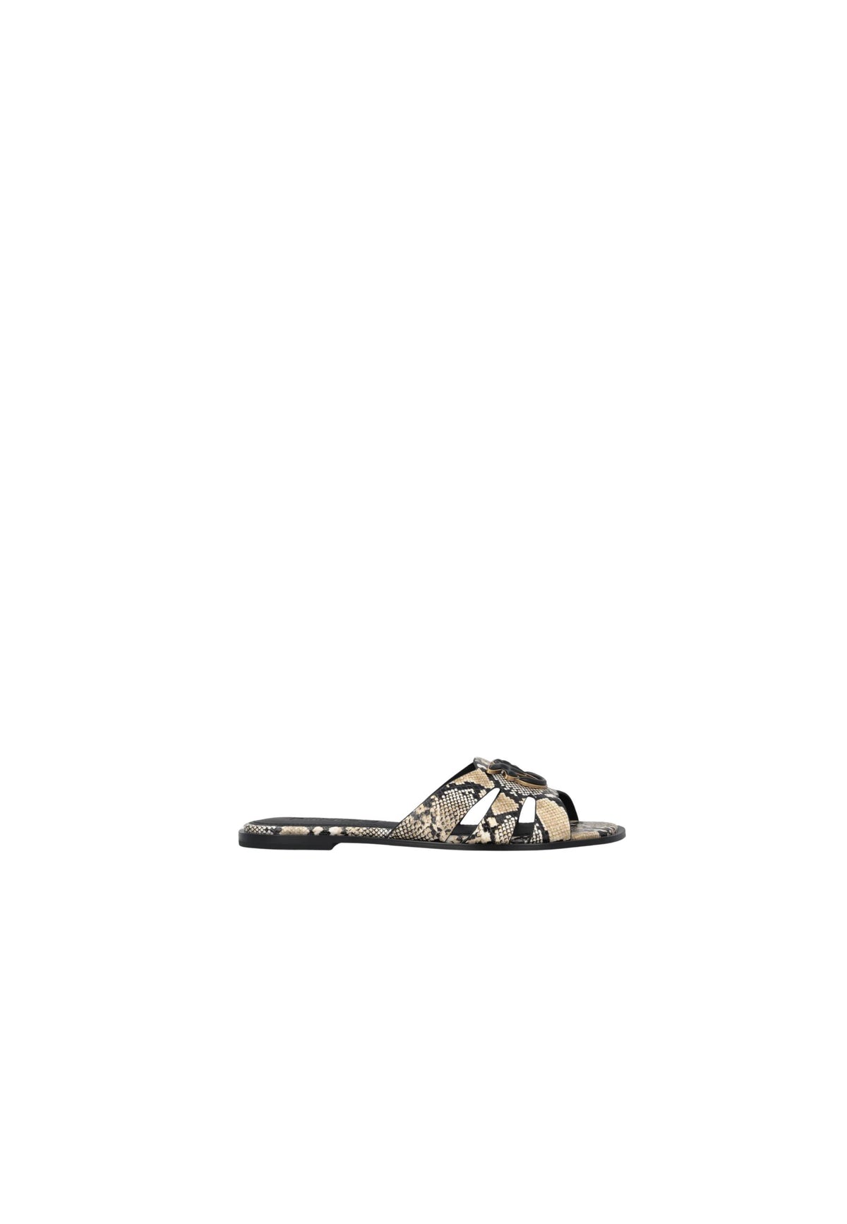 MILLY 04 SLIPPER PRINTED CALF LEATHER - ROCK