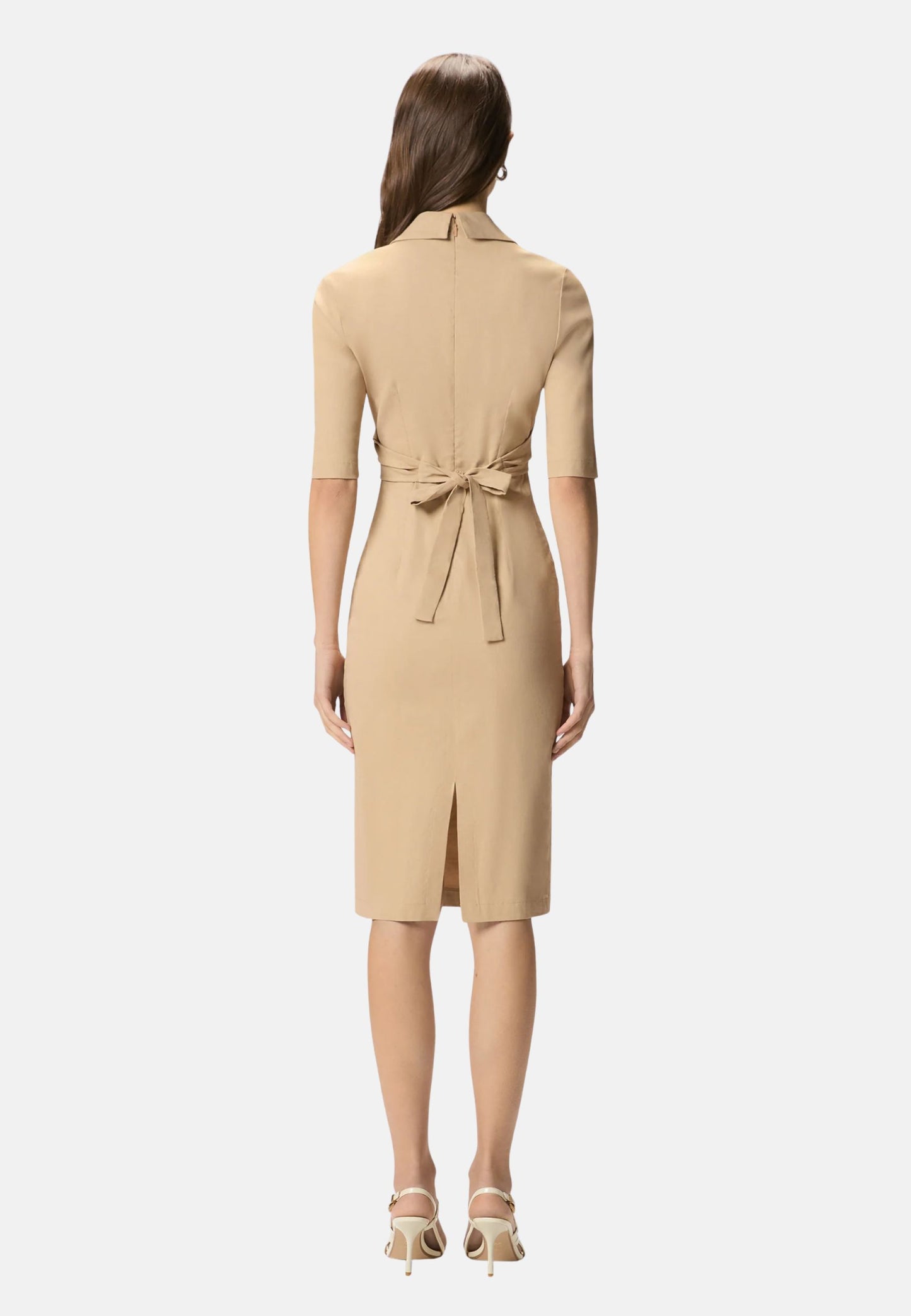 ALLYSON ABITO LINO STRETCH - BEIGE